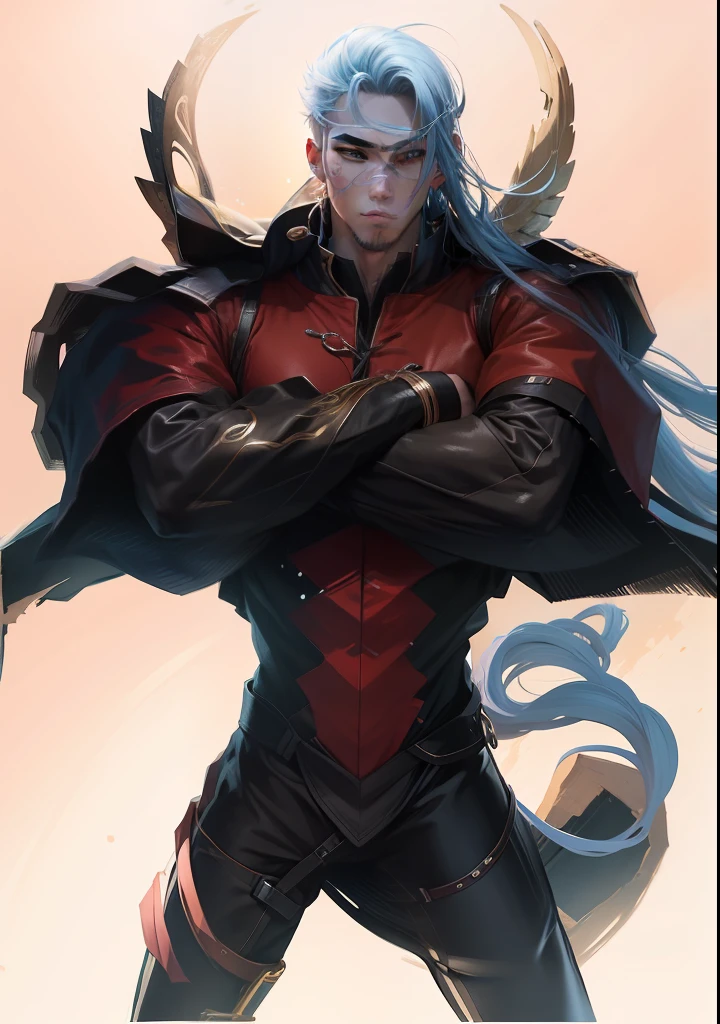 Desenho estilo anime donghua, desenho digital, cores vibrantes, melhor qualidade de imagem, alta resolução, Asian boy, olhos puxados, cabelo castanho, cabelo liso com franja, brincos
