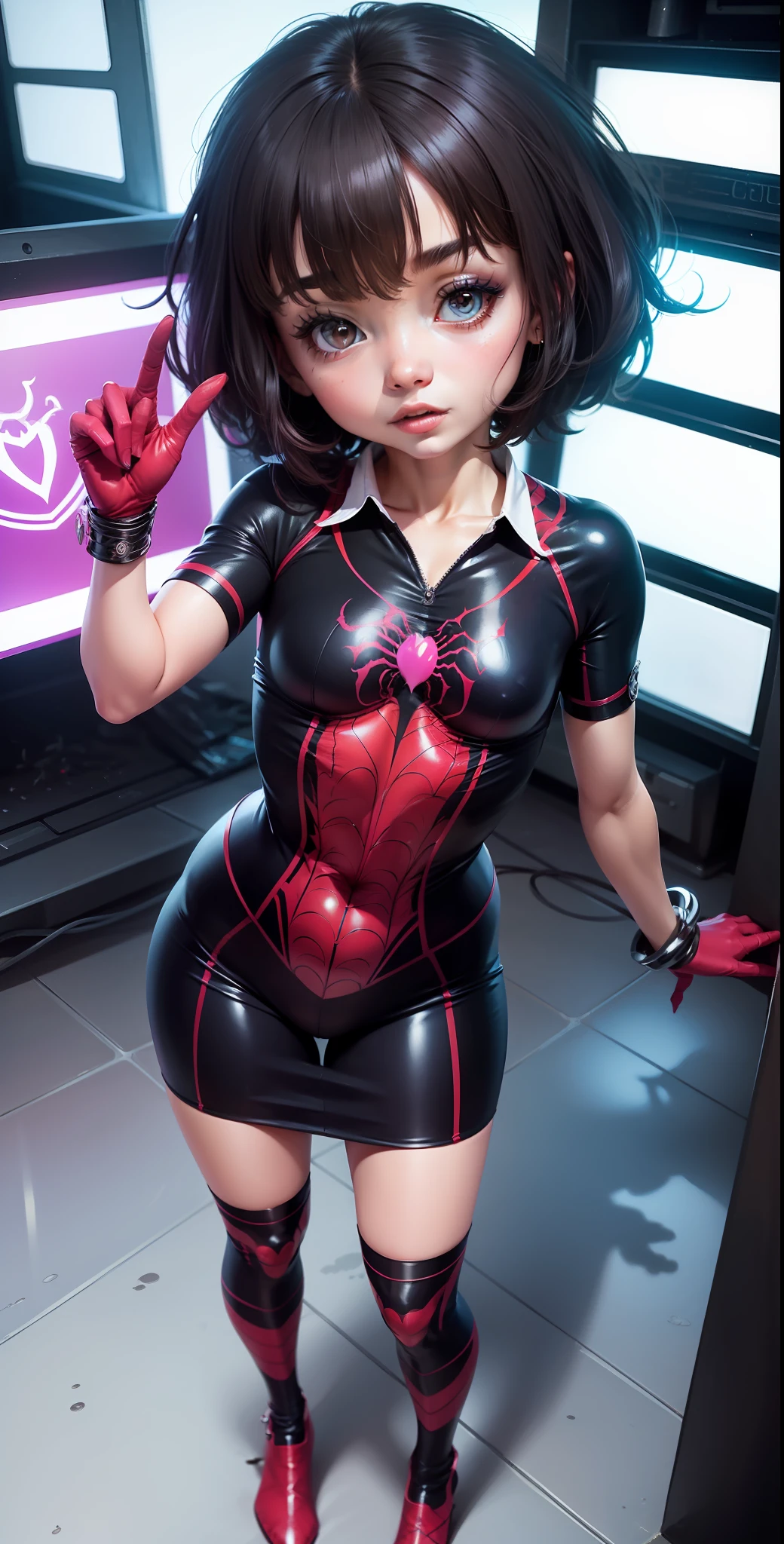 Mulher aranha linda melhor qualidade e melhores efeitos