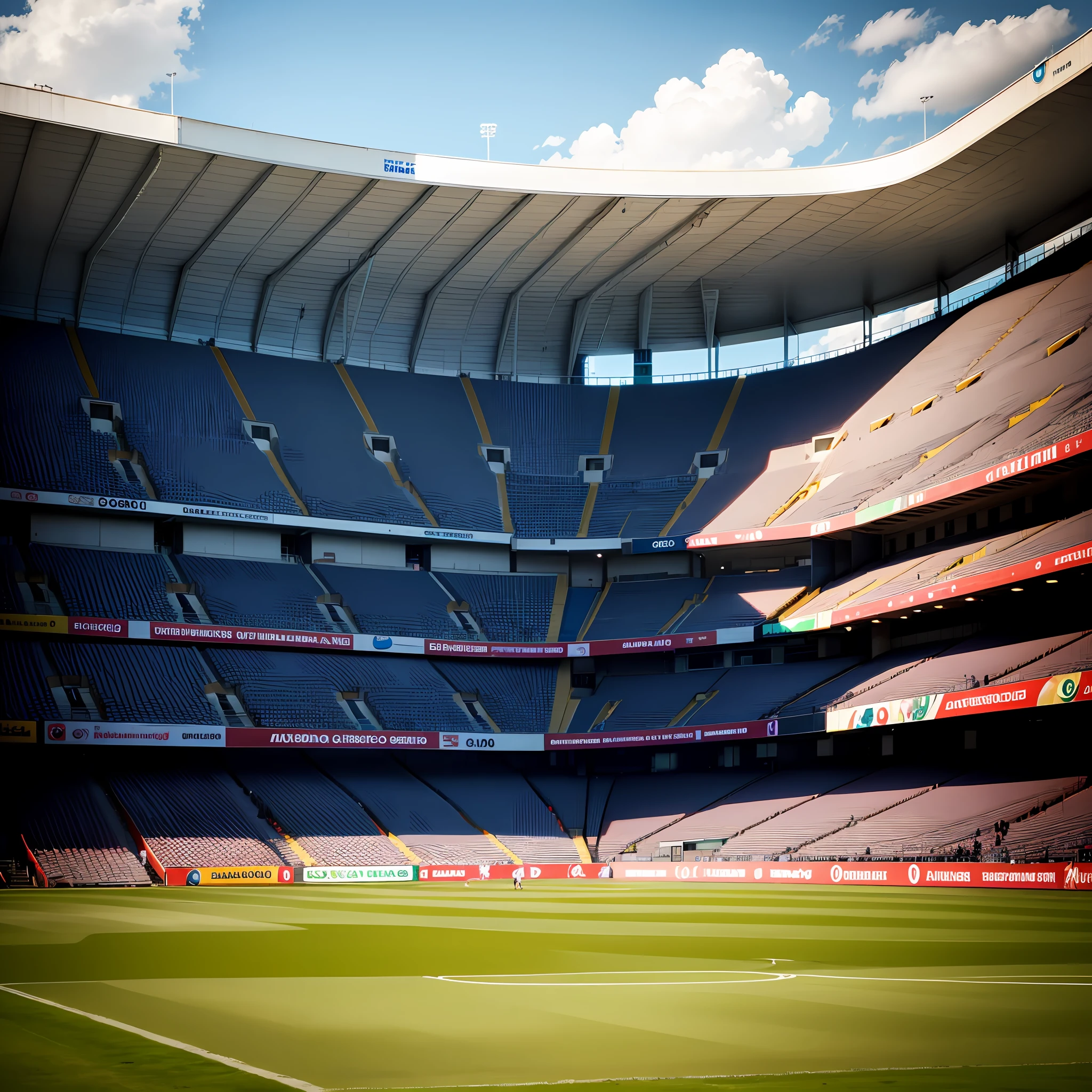 Estadio de futebol, como arena do gremio em porto alegre no brasil --auto