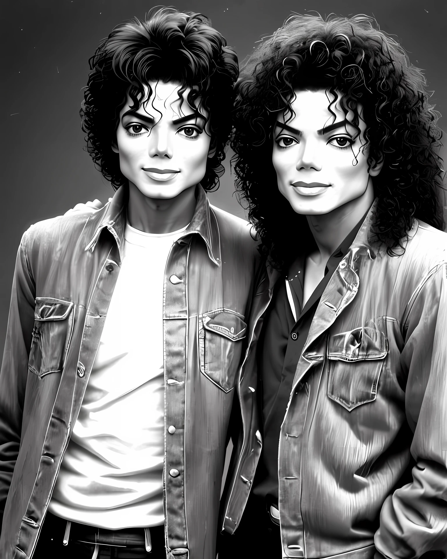 Michael Jackson com 50 anos, com a cor da pele negra, without plastic surgery