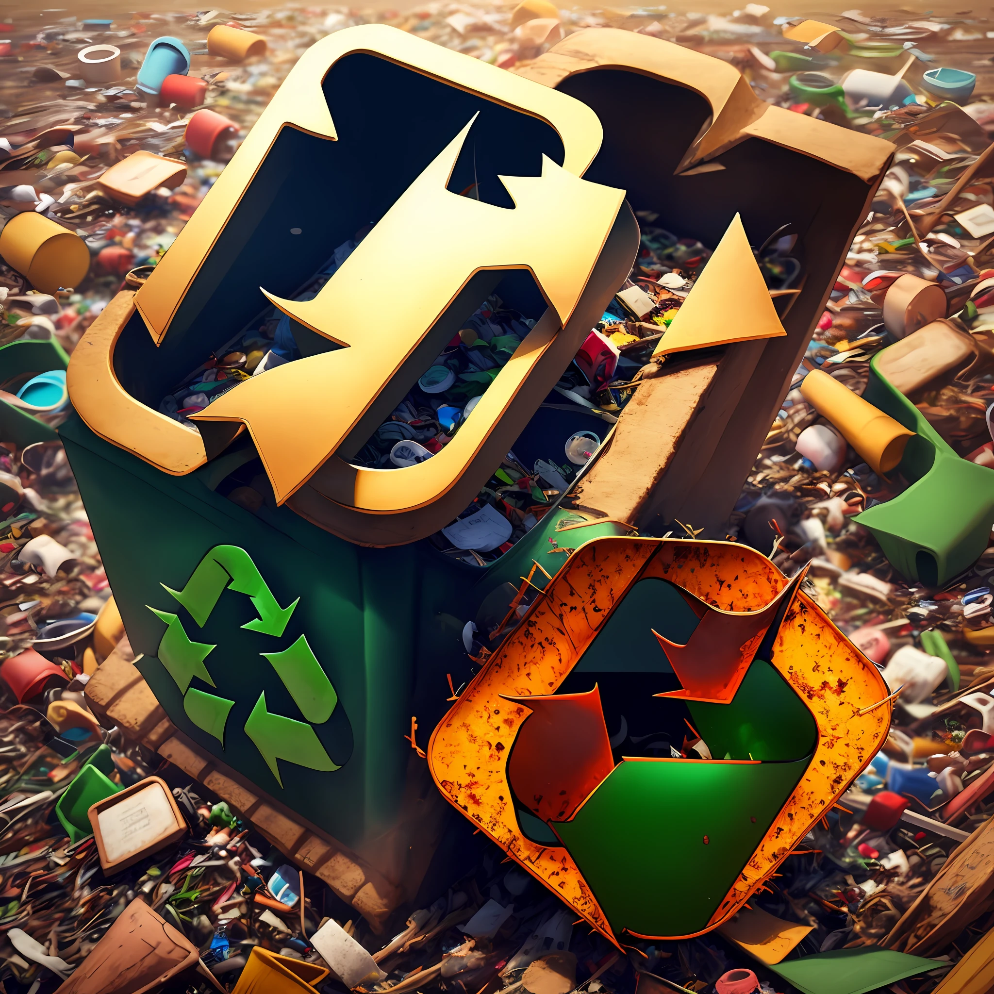 Make a logo for an Instagram page about the importance of recycling --auto