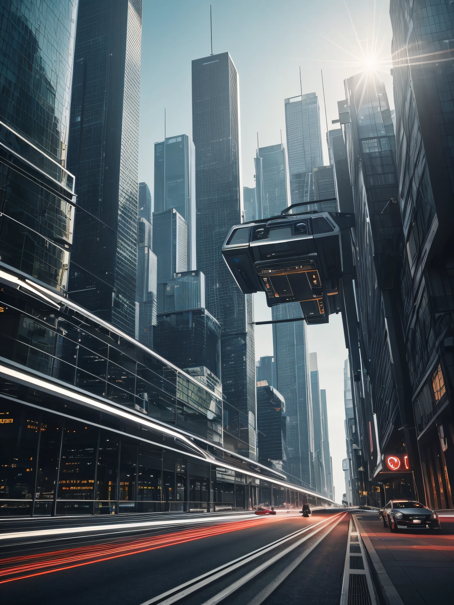 Capture the futuristic vision of a world dominated by robotics with the Nikon D850 and the Nikkor 24-70mm f/2.8E ED VR lens. Position yourself to showcase a cityscape where advanced robotic systems govern every aspect of life. Frame the scene to highlight the seamless integration of robots into the urban environment, with robotic workers, transportation, and infrastructure. Experiment with angles and perspectives to capture the scale and magnitude of the robotic presence. Utilize lighting techniques to emphasize the sleek and metallic aesthetics of the machines, creating a sense of technological marvel. This image encapsulates a world where robotics have revolutionized society, offering a glimpse into a future where humans and machines coexist in a harmonious yet controlled existence.