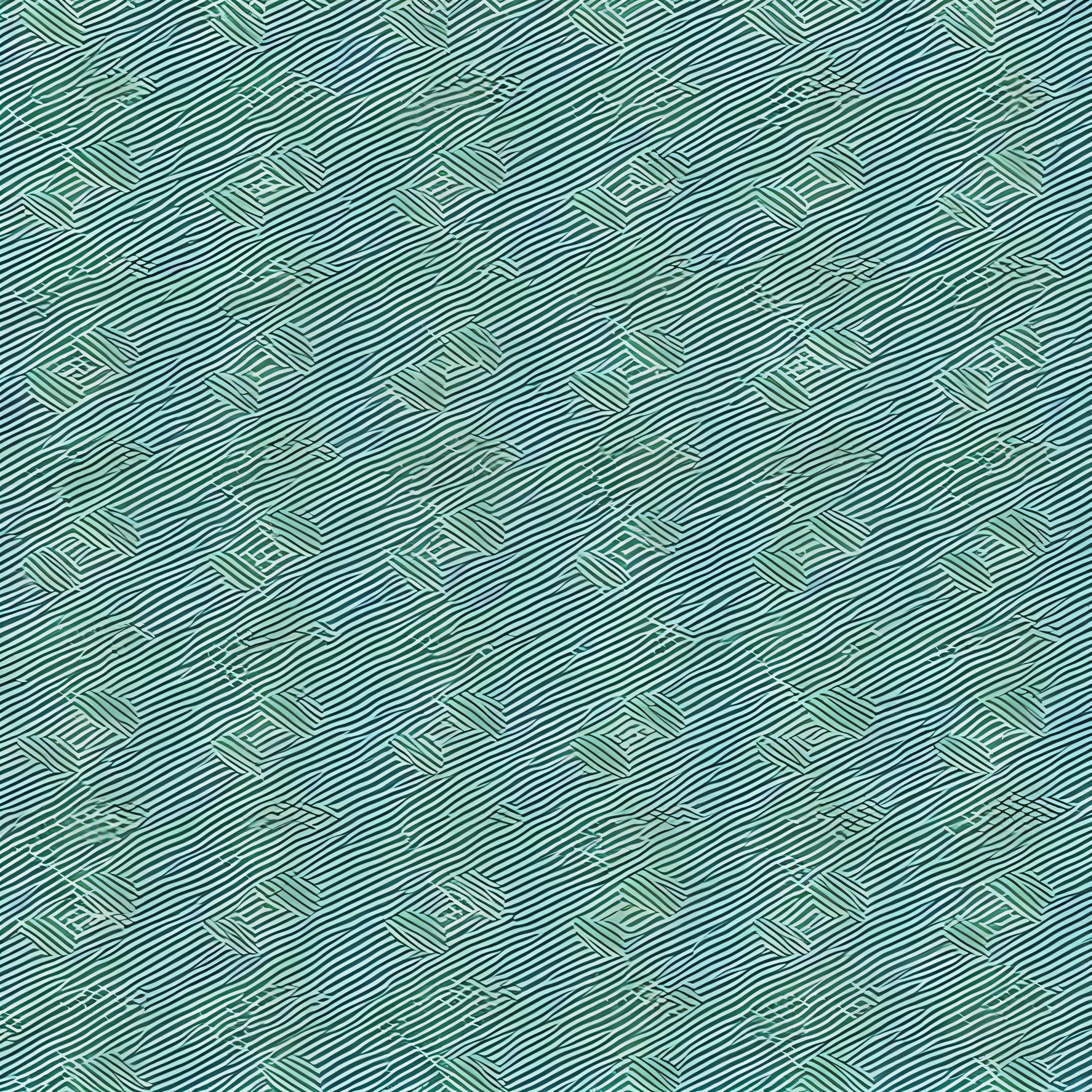 draw 100 green horizontal tiny lines, 100 horizontal blue tiny lines, 100 horizontal orange tine lines, all interconcted --auto