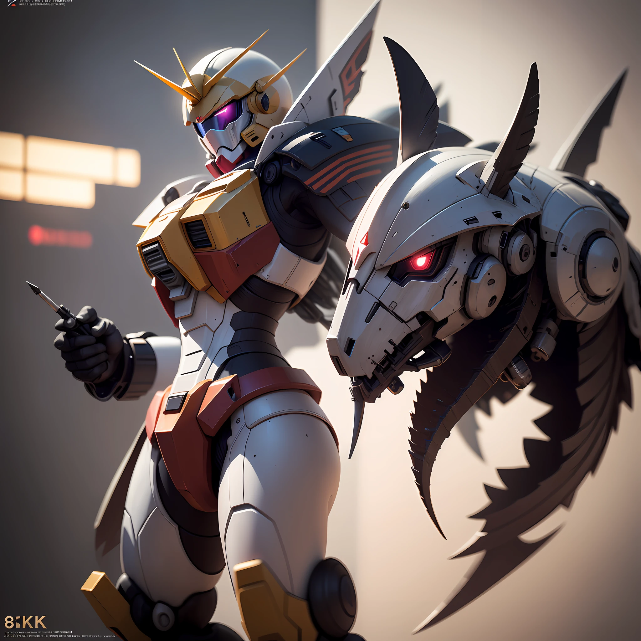 Gundam, Ultra Detailed, Ultra HD, Max Sharpen, 8K, 101K ultra detailed resolution, sf, trending on artstation, focus sharp, studio shot, intricate detail, highly detailed --auto