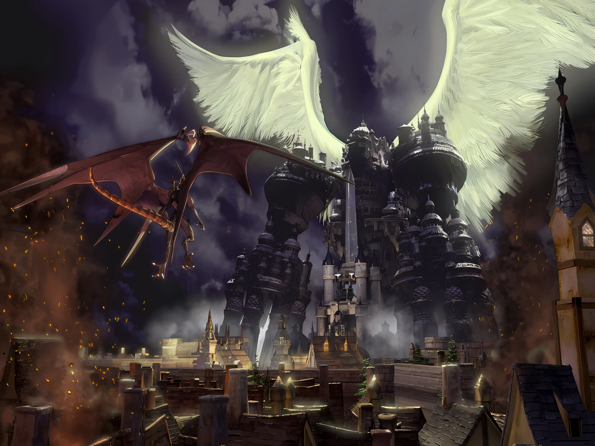 (Masterpiece : 1,8), 64k quality, final fantasy artwork concept, detailed manga eyes, detailed hair, detailed clothes, detailed body, cleaner designs, detailed face pronounced, shiny objects like jewels, see creases on clothes, more coherent clothing, more rounded eyes transparent liquid globular, more colors, more coherent clothing , correct the features of the clothes, better eyes contour, better shoulders, really colorful, coarser line, black line, finishing . (coarser line) (black line) (homogeneous rendering: 1.3)