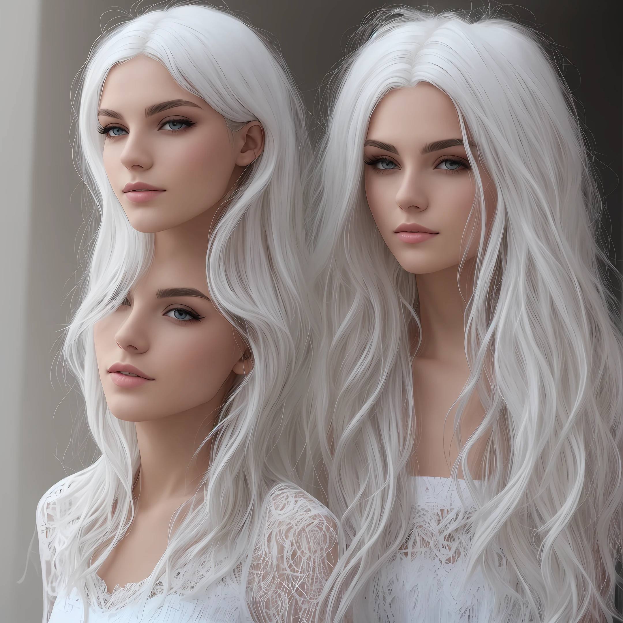 White hair