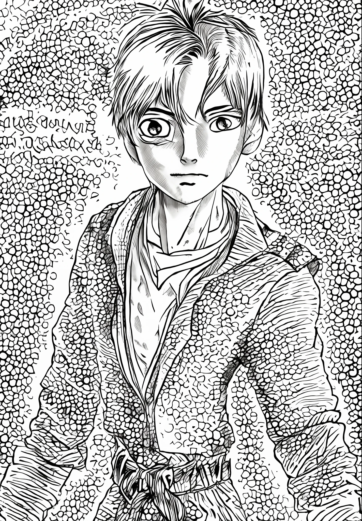 Un dibujo de un joven con chaqueta y corbata, inspirado por Shinji Aramaki, Aramaki Shinji, inspirado por Bian Shoumin, Shinji, Sharn, sombreado de anime), sombreado de anime, Shiro Takatani, inspirado por Kanzan Shimomura, sharp lineart, inspirado por Un'ichi Hiratsuka, inspirado por Shingei
