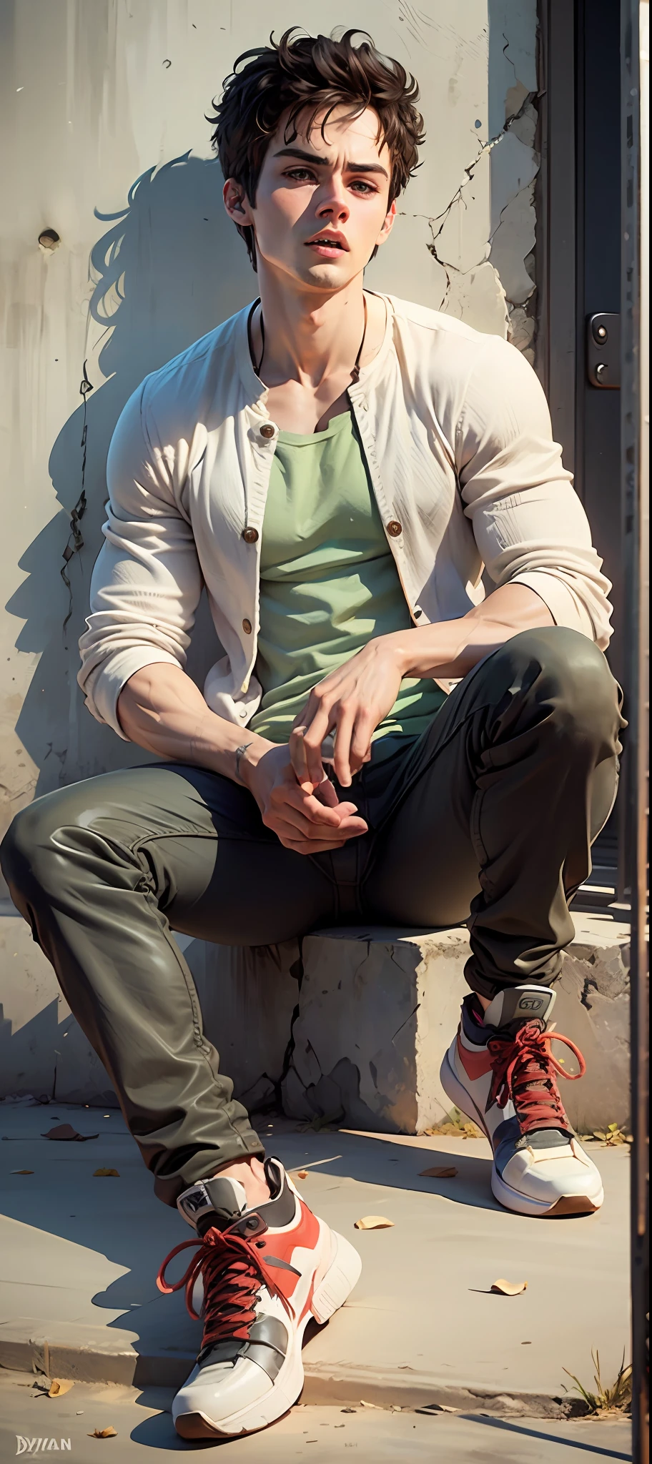 Dylan O'Brien ,auto forte ,atraente,