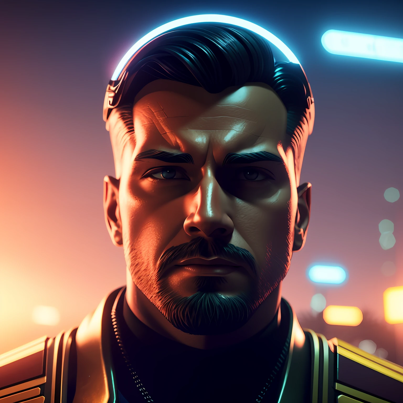 Style, VHS, 1 man closeup shot,
sci-fi retro city, splash art, movie still, detailed face, cinematic lighting, color, dramatic, octane render, long lens, shallow depth of field, bokeh, flare anamorphic lens, 8k, hyper detailed, 3mm film grain
poor quality