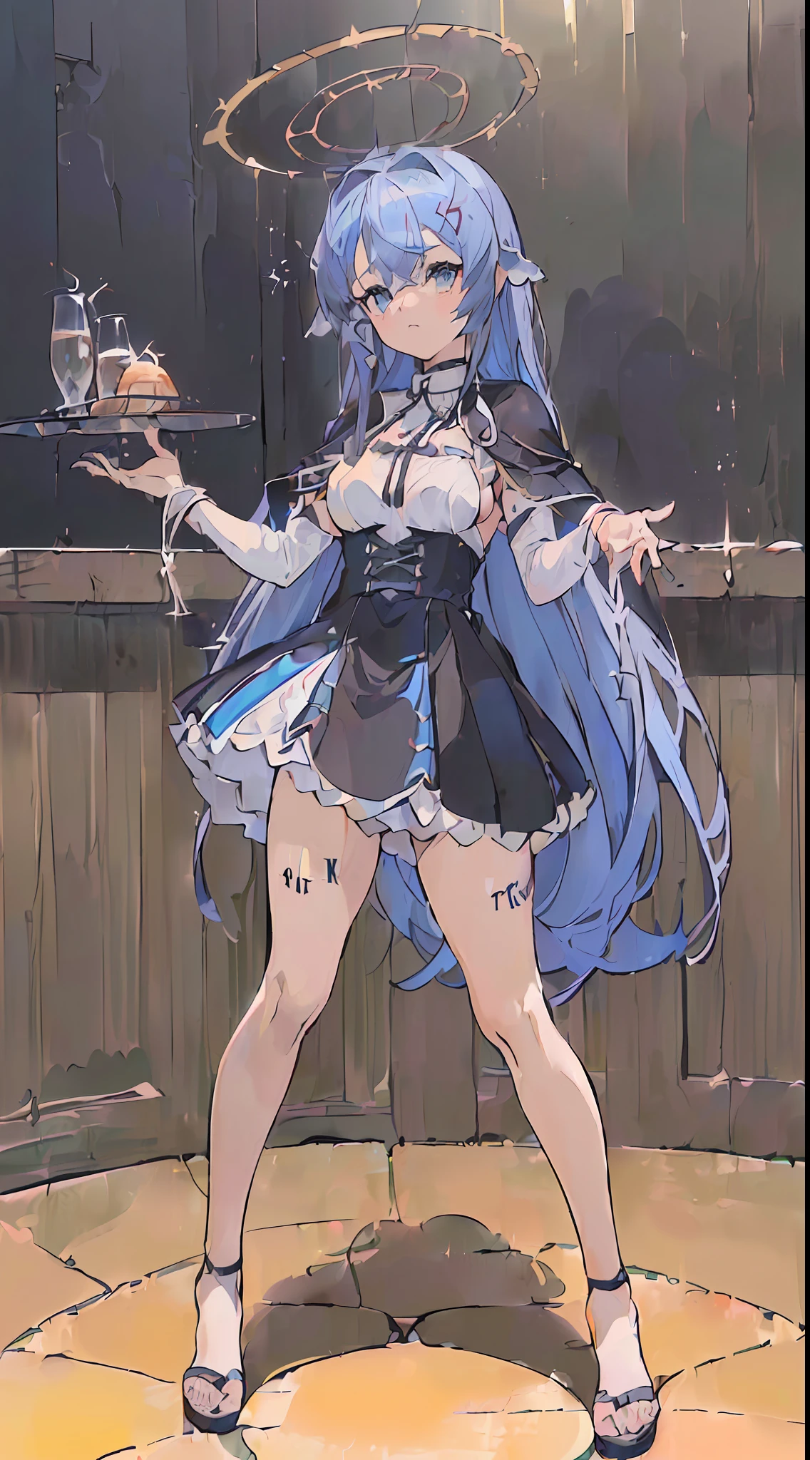 (((Obra de alta qualidade, 8k, Full HD, max quality, texturas de alta qualidade:1.5))). Cenario:(((in a medieval house sitting on a beautiful red sofa))), (((Roxy Migurdia de Mushoku Tensei))), Cabelos longos na cor Azul Bebe, aparencia jovem, olhos azuis brilhantes, pose:(((((((sentada:1.2))))))), pose:(((pernas levemente abertas mostrando um pouco sua calcinha, pernas pouco abertas de forma fofa, pernas abertas de forma timida))), roupa:(((((roupa completa, roupa normal, roupas da roxy migurdia, calcinha exposta, calcinha de cor branca, calcinha branca, tecido da calcinha branco, with a black lace))))), ((((((saia levantada, calcinha exposta, pernas abertas de uma forma que seja visivel sua calcinha:1.6)))))), (((calcinha branca exposta:1.3)))