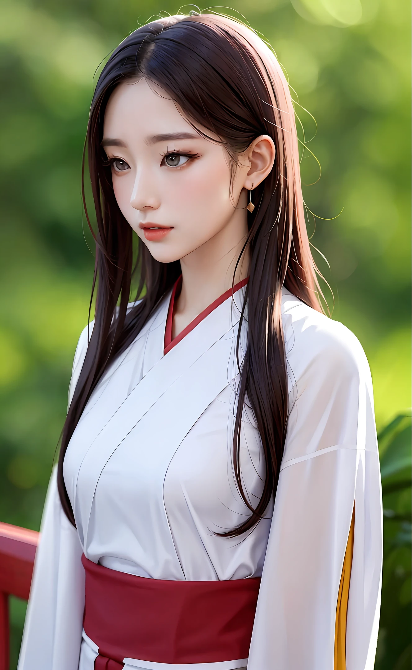Guofeng wearing Hanfu upper body beauty photo