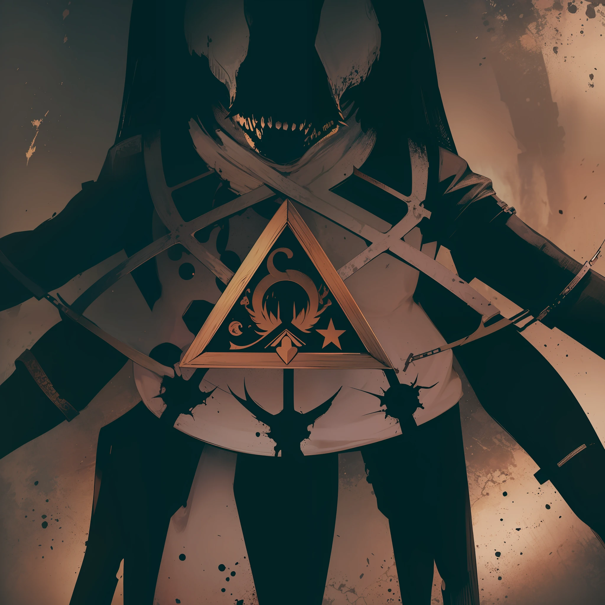 Bizzaro symbol,Horror scenario.
