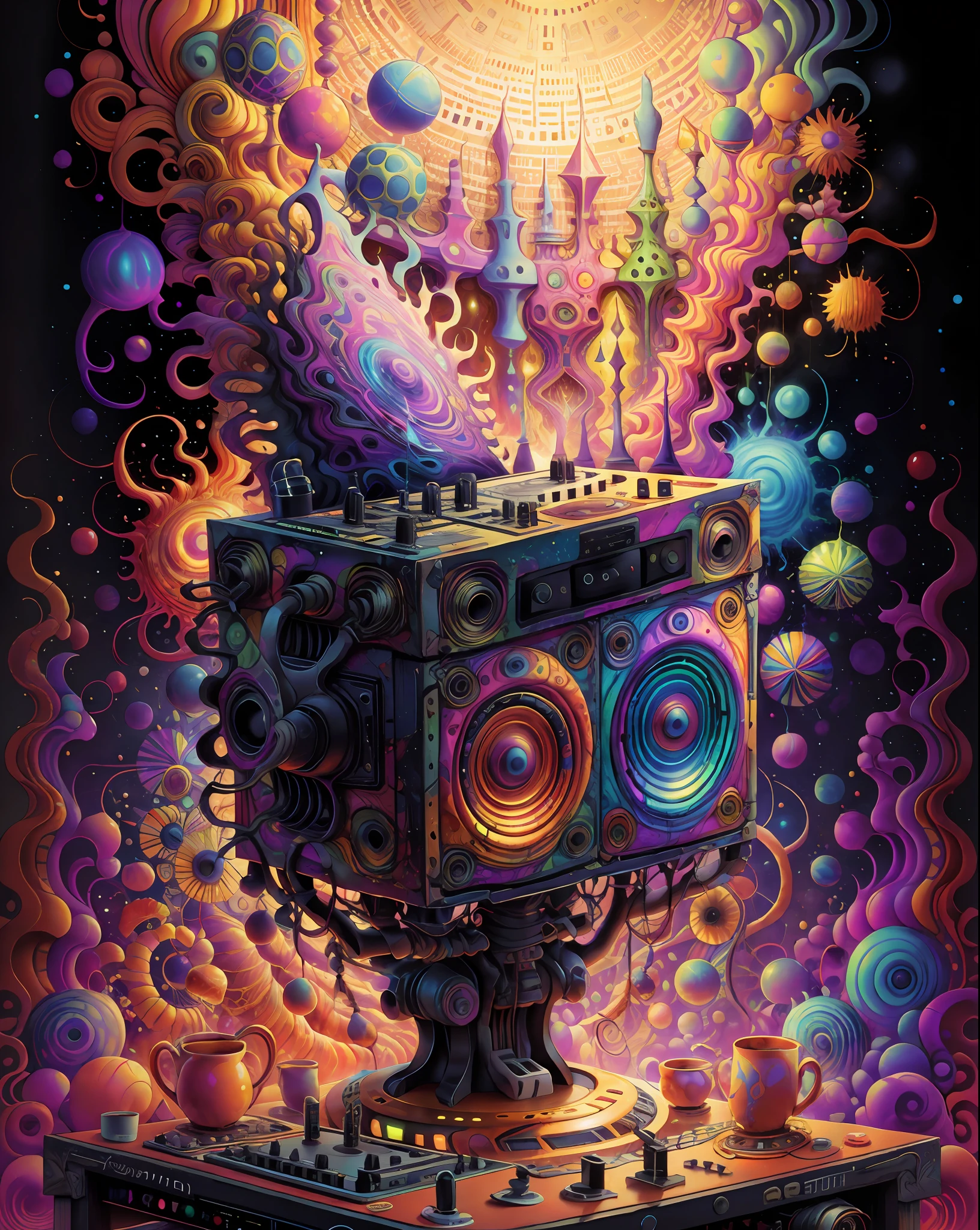 obra maestra, dj beautiful psychedelic entropy PsyAI