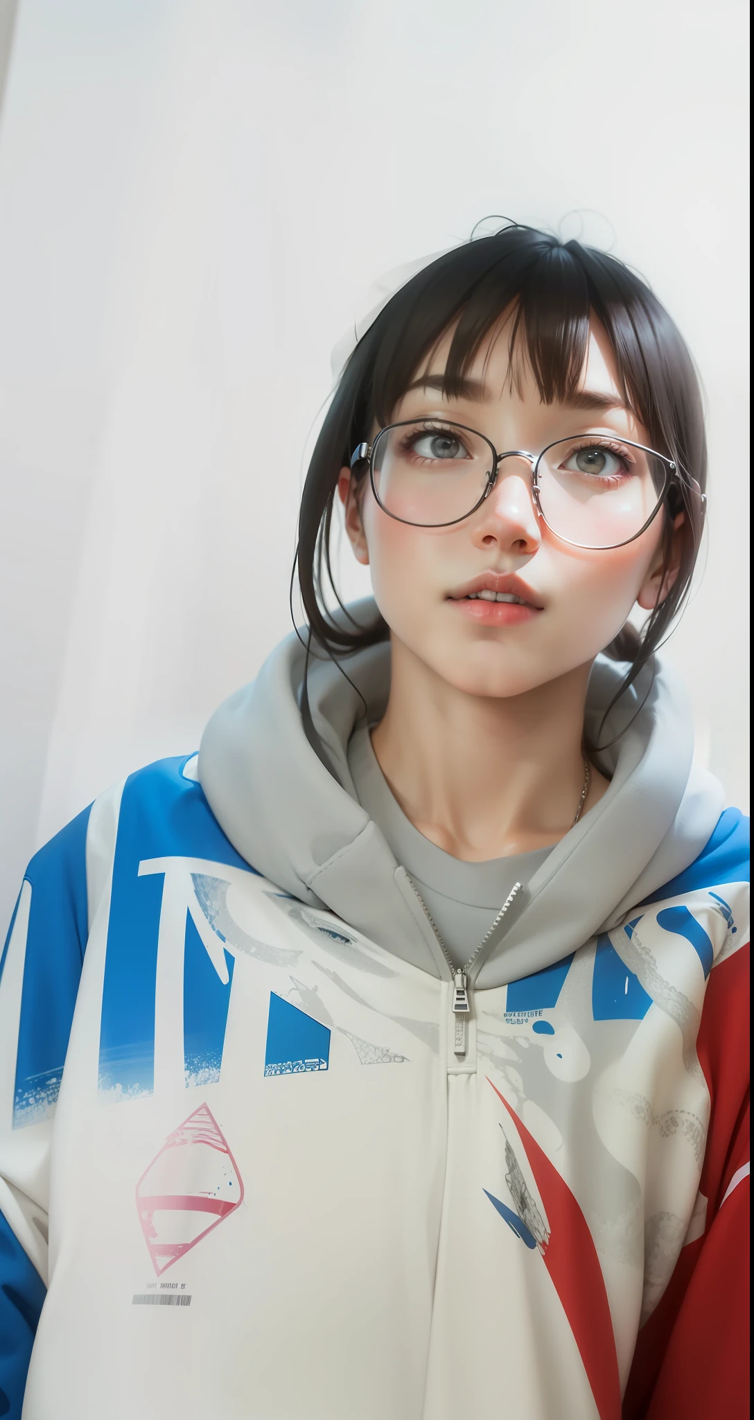 grey sweatshirt