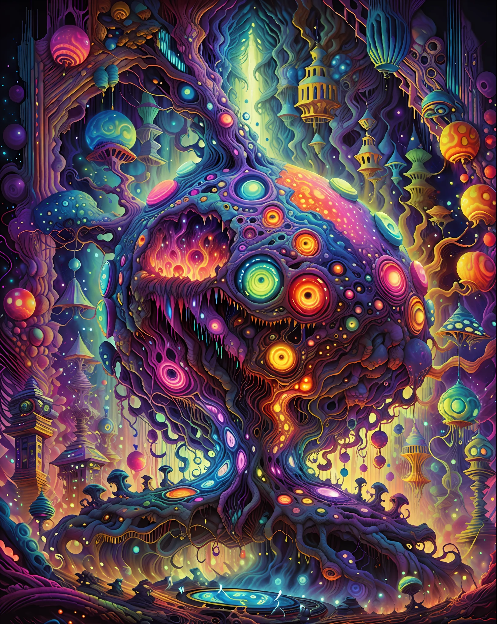 Dj pinchadiscos, obra maestra, beautiful psychedelic entropy PsyAI