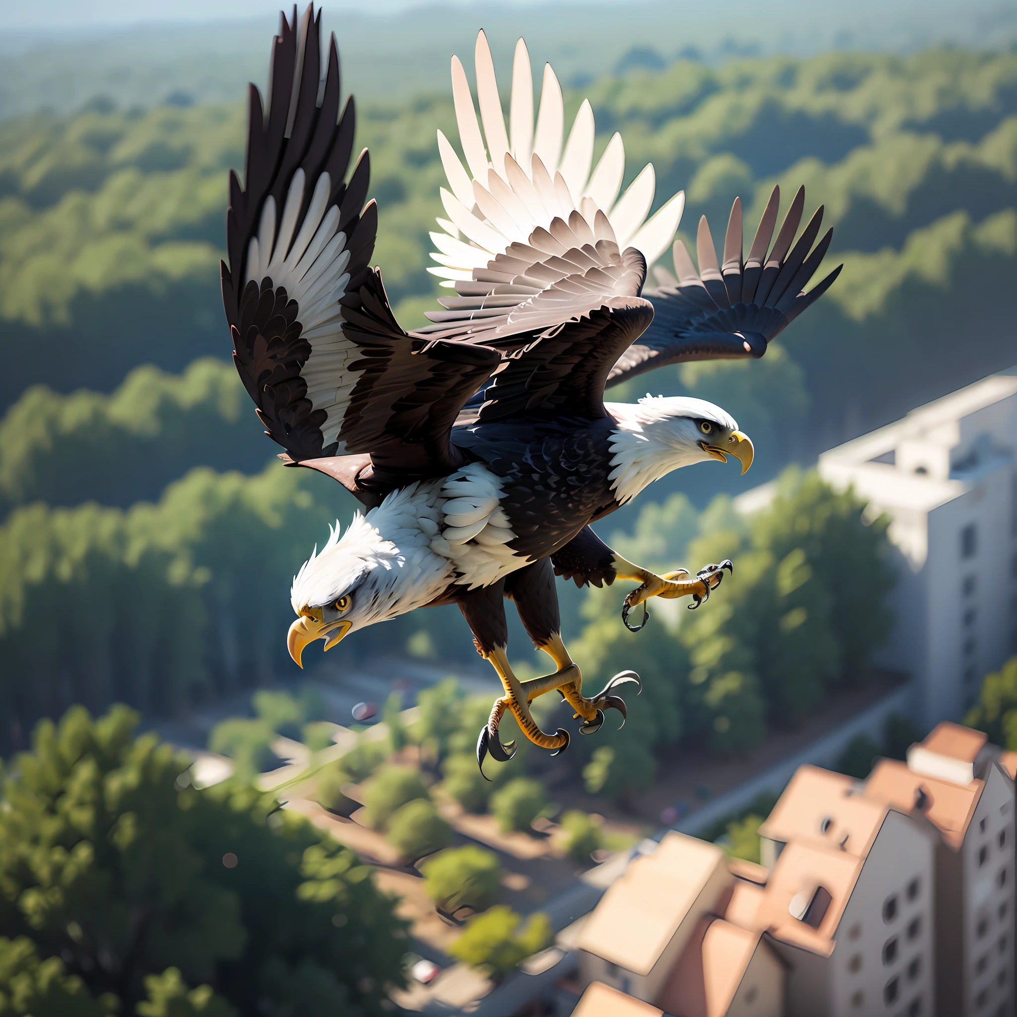eagle flying --auto