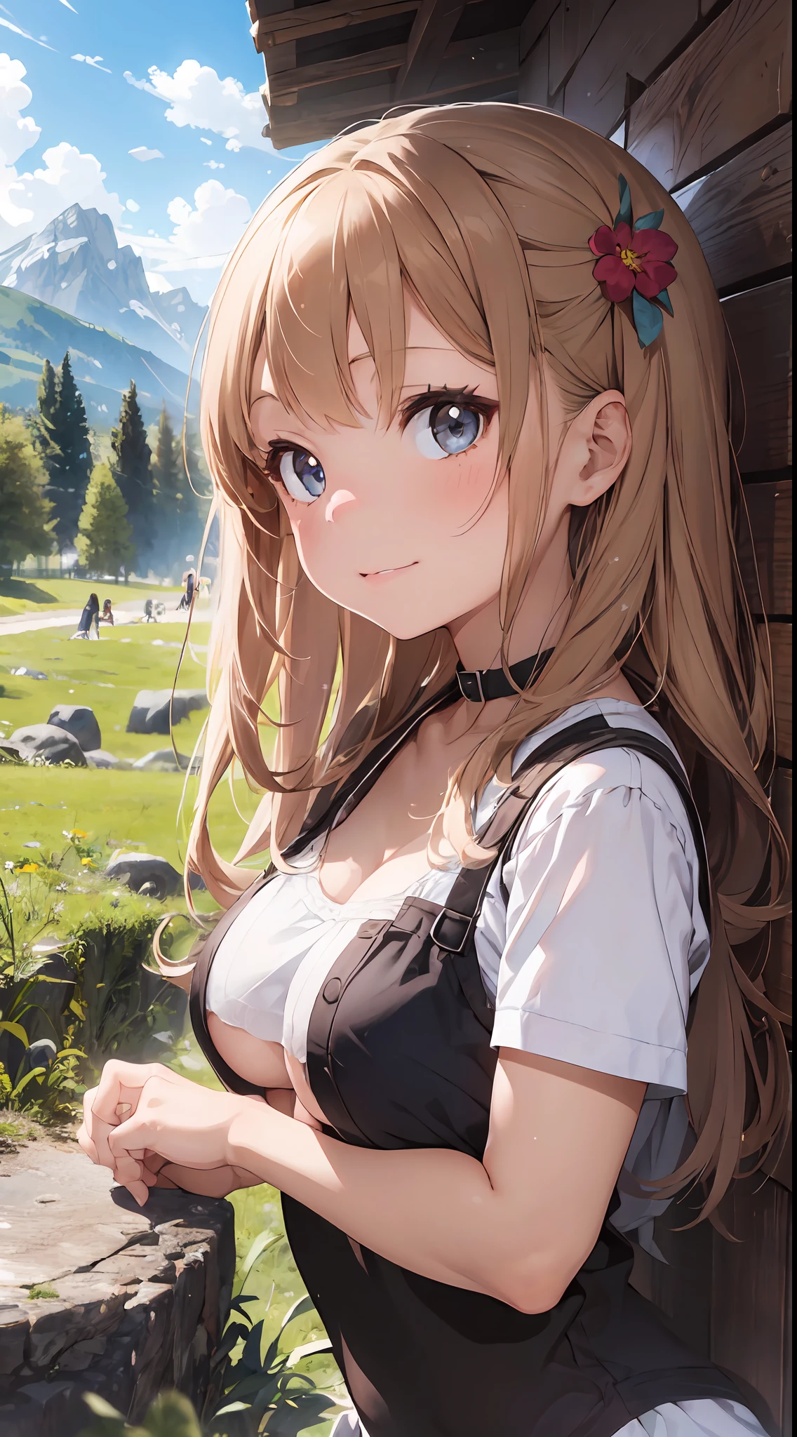 ((6year old girl:1.5)), Girl in 1, boobs , Petite girl, Complete anatomy, Whole body, child's body, child, Super Cute, garl, Littautiful Girl, beautiful shining body, Bangs,Brown hair,high eyes,(aquamarine eyess), drooping eyes, Petite,tall eyes, beautiful girl with fine details, beautiful and delicate eyes, Detailed face, Beautiful eyes, beautiful shining body, a smile, Happiness,
Whole body angle, alps, Shepherd's daughter, Mountain Girl, plein air, alpine meadow,
Natural light,((Realism: 1.2)), dynamic far view shot,Cinematic lighting, Perfect composition, by sumic.busty petite, ultra hyper-detailed, Official art, Maste Piece, (Best Quality:1.3), glint, the Extremely Detailed CG Unity 8K Wallpapers, Detailed background, Maste Piece, Best Quality, (Maste Piece), (Best Quality:1.4), (ultra-high-resolution:1.2), (hiper realistic:1.4), (Photorealistic:1.2), Best Quality, High quality, Hi-Def, Detail enhancement,