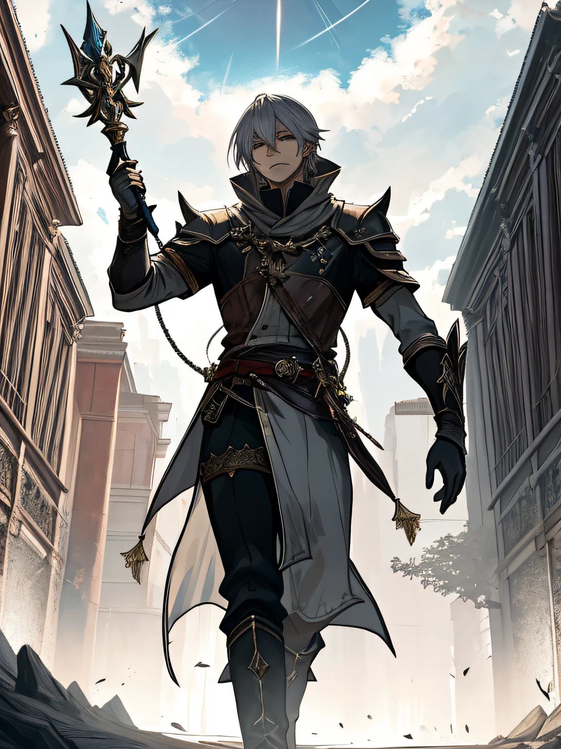 Tell me. For whom do you fight?
Hmph! How very glib. And do you believe in Eorzea? Eorzea's unity is forged of falsehoods. Its city-states are built on deceit. And its faith is an instrument of deception.
It is naught but a cobweb of lies. To believe in Eorzea is to believe in nothing. In Eorzea, the beast tribes often summon gods to fight in their stead--though your comrades only rarely respond in kind. Which is strange, is it not?
Are the "Twelve" otherwise engaged? I was given to understand they were your protectors. If you truly believe them your guardians, why do you not repeat the trick that served you so well at Carteneau, and call them down? They will answer--so long as you lavish them with crystals and gorge them on aether. Your gods are no different than those of the beasts--eikons every one. Accept but this, and you will see how Eorzea's faith is bleeding the land dry.
Nor is this unknown to your masters. Which prompts the question: Why do they cling to these false deities? What drives even men of learning--even the great Louisoix--to grovel at their feet? The answer? Your masters lack the strength to do otherwise! For the world of man to mean anything, man must own the world. To this end, he hath fought ever to raise himself through conflict--to grow rich through conquest. And when the dust of battle settles, is it ever the strong who dictate the fate of the weak.
Knowing this, but a single path is open to the impotent ruler--that of false worship. A path which leads to enervation and death. Only a man of power can rightly steer the course of civilization. And in this land of creeping mendacity, that one truth will prove its salvation.
Come, champion of Eorzea, face me! Your defeat shall serve as proof of my readiness to rule! It is only right that I should take your realm. For none among you has the power to stop me!