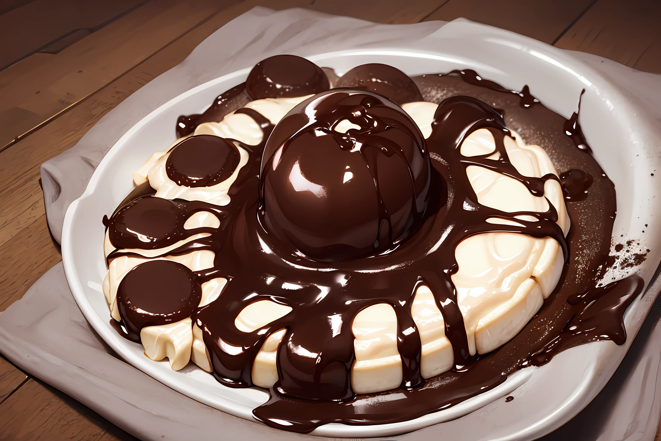 Chocolate pave