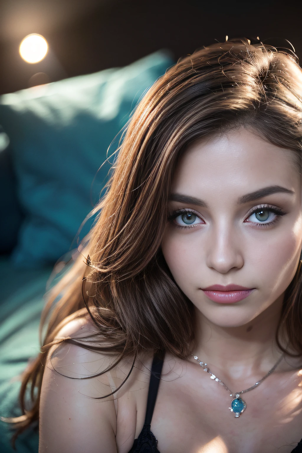 Estilo de vida real, (((Top Quality, Masterpiece: 1.3)), (((Russian Beauty)), 1 mulher, 15 anos, Big: 1.3, Tipo de corpo esguio: 1.1, Abdominais tonificados, Cabelo loiro semilongo, Rosto super detalhado, Detailed Lips, Olhos detalhados, 二重まぶた, Sorriso, Olhe para a direita, Salto, Olhos castanhos, Super Wide Shot, Ajoelhado, Creeping, sofa, K, rosto blush, attractive collarbone, ombros sexy, nikon z9, Lente de 30mm, sharp focused face, f/4, ISO 200, obturador 1/250, luz de beleza, medium shot, bruto, intrincadamente detalhado, fotografia premiada, bom contraste, alta nitidez, simetria facial, bokeh, ultra-detalhado