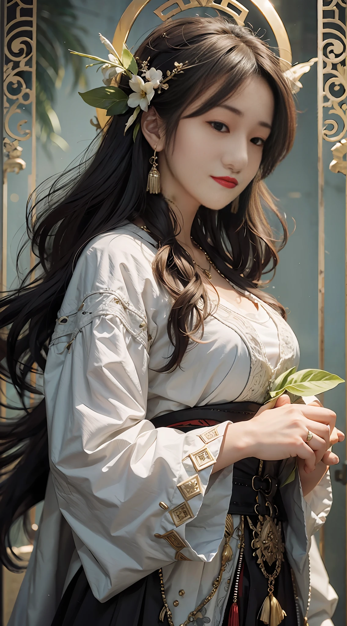 Single Eyelids,Light smile