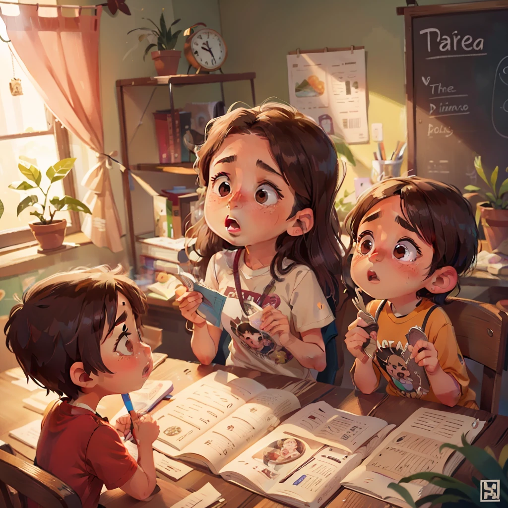 Uma cena emocionante em que Sofia compartilha sua sabedoria sobre dinheiro com seus amigos, teaching them about the importance of managing their resources well.