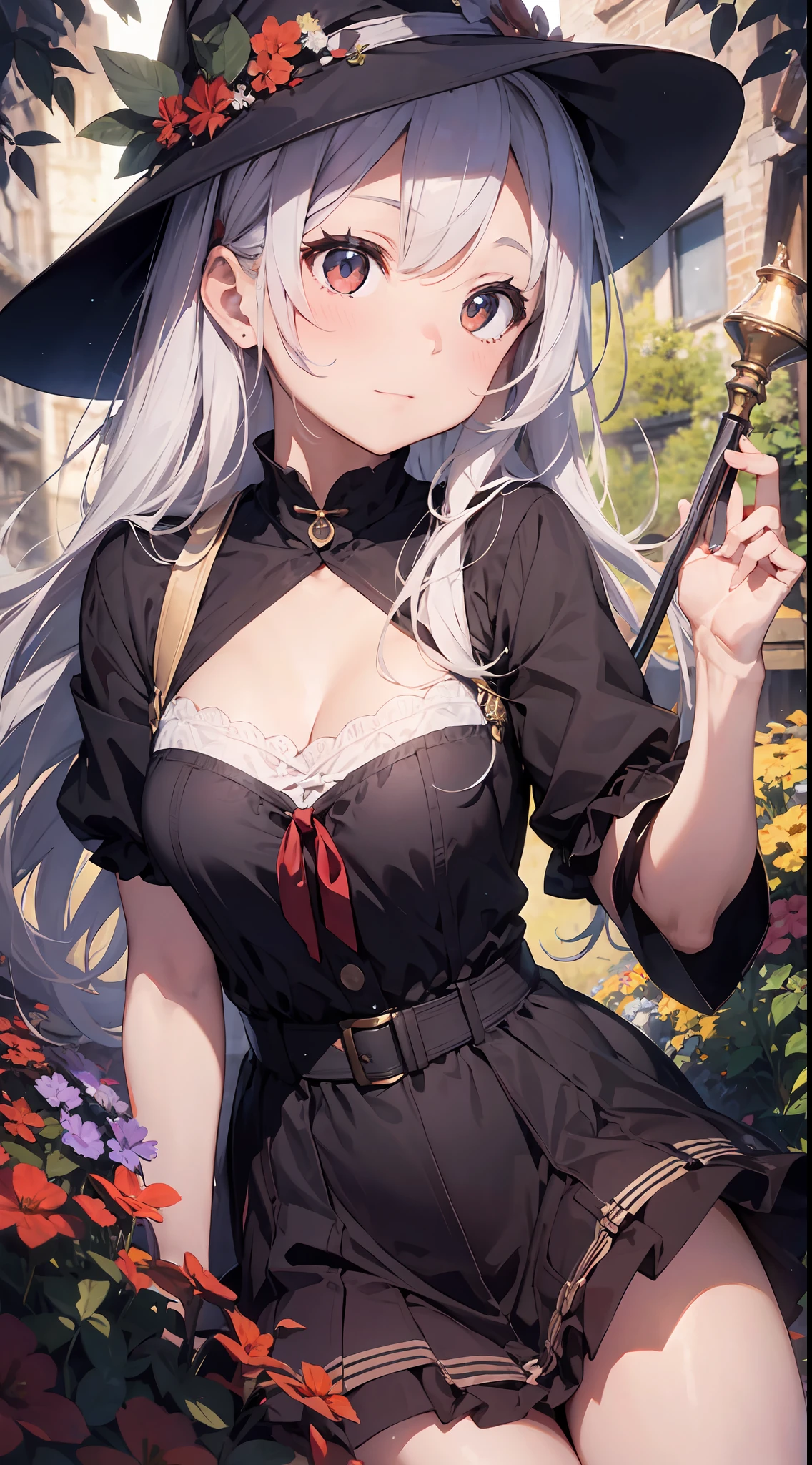 (Master masterpiece、最好质量、highestres、offcial art、Beautifully Aesthetic:1.2)、(Master masterpiece、最好质量、最好质量、offcial art、Beautifully Aesthetic:1.2)、(Master masterpiece、最好质量、最好质量、offcial art、Beautifully Aesthetic:1.2)、(1girl in:1.3)、Very Details、(Fractal Art:1.3)、colourfull、highestdetailed、「Enchanting witch from another world」This painting titled、It depicts a captivating beautiful witch manipulating magic in the castle gardens without limits。The castle spreads out、The garden there is、It creates an atmosphere as if a door to another world has appeared..。
Standing at the center is、Beautiful witch in a sophisticated dress。His face is meticulously drawn.、He has a profound expression on his face, as if he strongly wishes for something.。In her hand is a luxurious wand.、From that wand is emitting mighty magical powers。 The magic cast is、It was released as an explosive force from the tip of the wand.、The energy that reverberates through the garden as a beam of colorful light is very powerful.、A beam of light makes a large trajectory in the sky。
The charm of this painting is、The mighty and enchanting beauty of the witch、ve、It skillfully captures the mystique of the garden.。 、And the witch's facial expressions and movements are very realistic.、It has the power to draw the viewer into the place。
Moreover、the light and shadow production is also stunning。The beam of light emitted by the cane is、Illuminate the gardens and castle、pure、Creates a sense of distance from the visual light source to the witch.。Quality produces realistic images、It can convey visual beauty and story appeal at the same time。
This is、Not only visually appealing works、It is a work that further enriches the visual experience by drawing a story.。 」We are thinking about the theme to the fullest。The images are very realistic and、Very detailed and、Must be a high resolution 16k。Sony F and 24-105mm f / Use a Sony Alpha 4 mirrorless camera with 1G OSS lenses。ISO sensitivity to 32,000、Shutter Speed 1/Set to 125 second