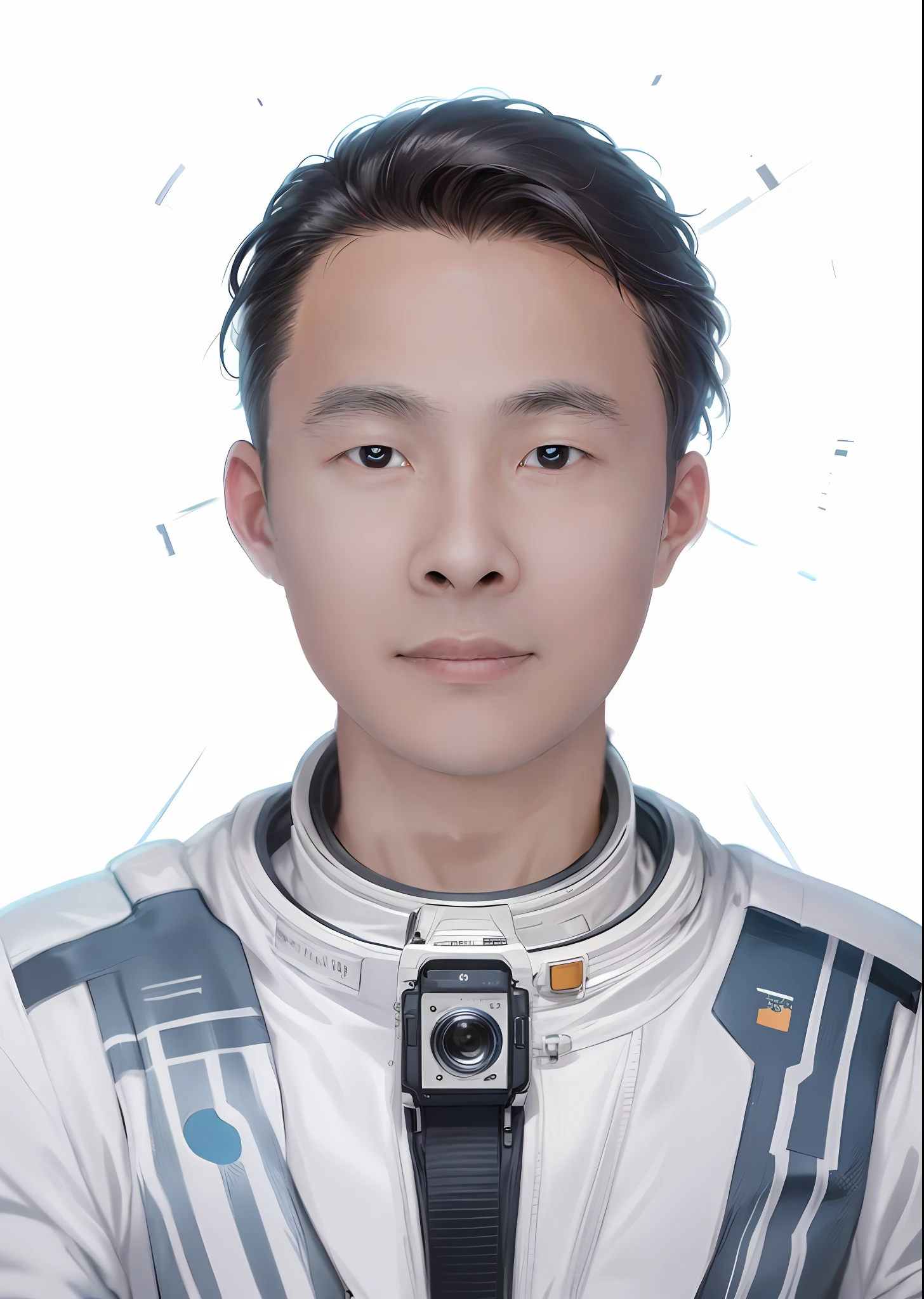 The boy floats in a large gravitational cabin,  Golden ratio, space objects floating in the background, Anime portrait space cadet boy, From 2 0 1 9 sci-fi 8K movies, Zoe Kravitz futuristic astronaut, 8K movie still image, wearing spacesuit, Boys in space, portrait 8k render, beautiful woman in spacesuit, amplitude, em plano geral, Cinematic, Photorealism, Shot on a Canon EOS-1D X Mark III, 50mm lens, f/2.8, Sharp focus, volume fog, Dramaticlight, volumettic light, neonlight, 8K  UHD, SLR camera, HighestQuali, filmgrain, deformation