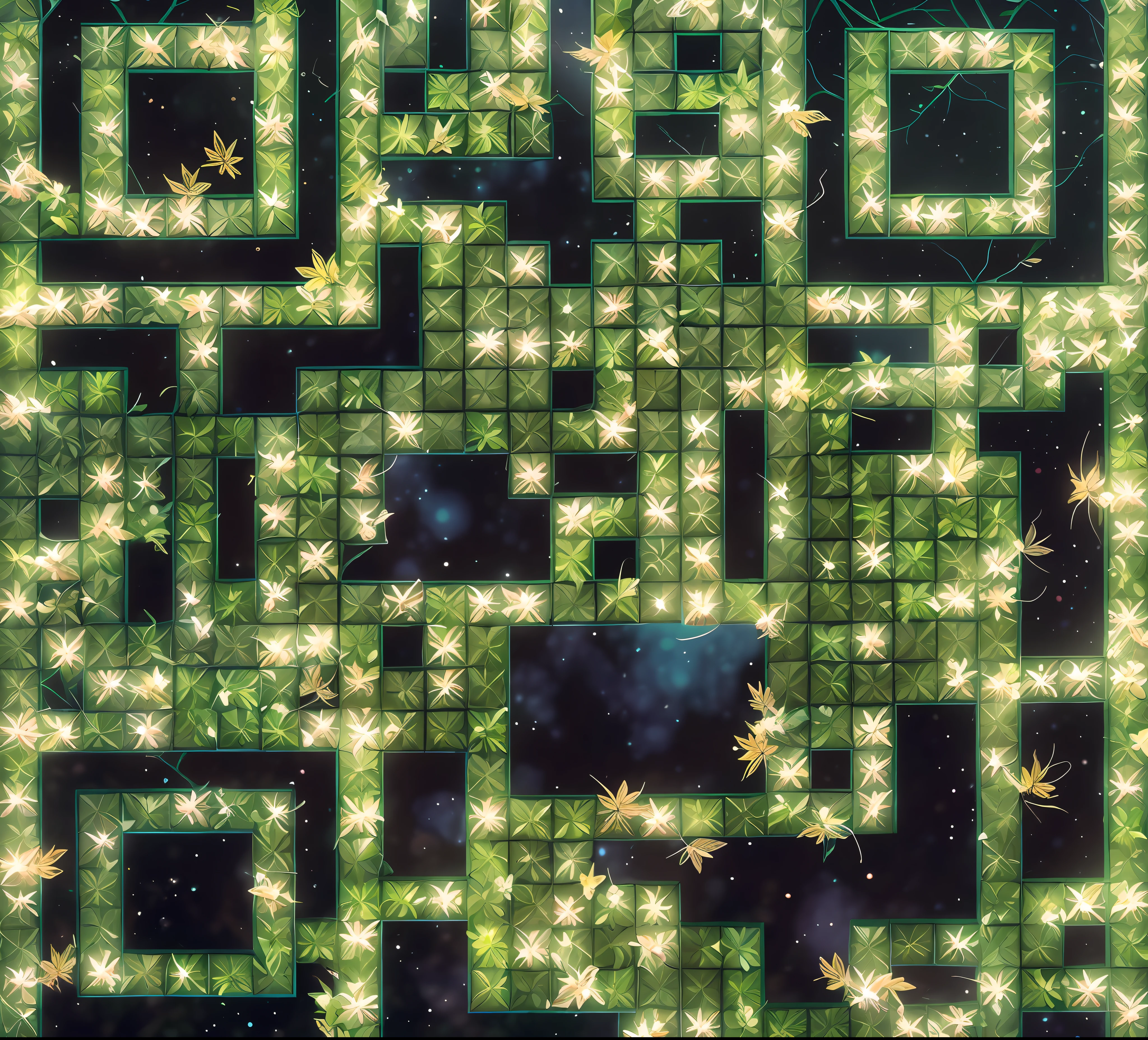 A masterpiece, Best quality, (Blank background), (Blank in the middle), (Extremely detailed Cg Unity 8K wallpaper), (Best quality), (Best Illustration), (Best shadow), UI interface The border design features natural elements of the forest theme. The avatar frame is designed in a round shape, Surrounded by delicate leaves and branches, with fireflies and glowing particle effects, (UI interface frame design), (nature elements), (Jungle theme), (Square), (Leaves) , (tree branch), (glowworm), Butterflies, (Delicate leaves), (Glow), (particle fx). , Isometric 3D, Octane rendering, Ray tracing, Super detailed