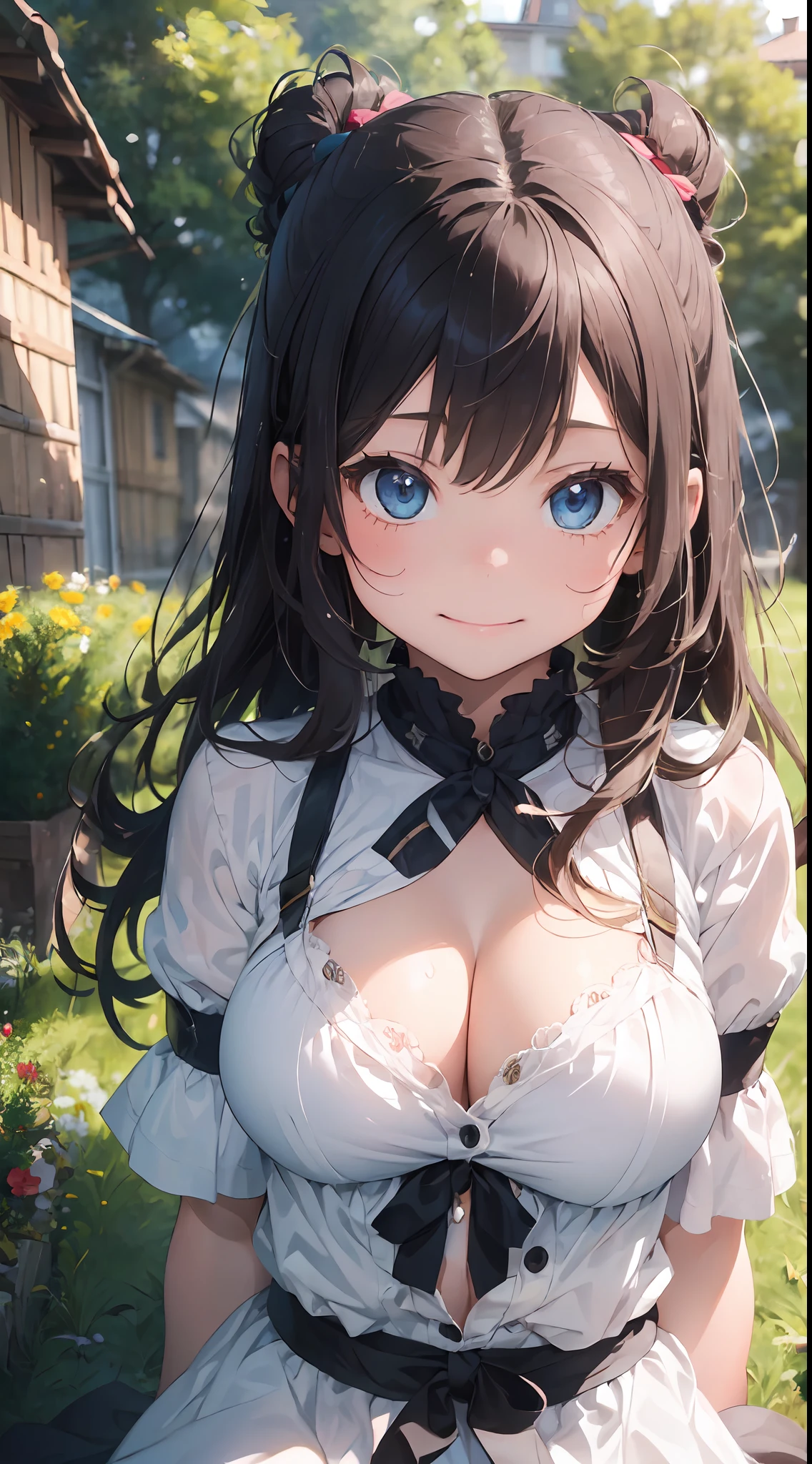 (((6year old girl:1.5))), Girl in 1, boobs loli, Exaggerated huge breasts, Petite girl, Complete ???????, Whole body, child's body, child, Super Cute, garl, Little girl, Beautiful Girl, beautiful shining body, Bangs,Brown hair,high eyes,(aquamarine eyess), drooping eyes, Petite,tall eyes, beautiful girl with fine details, beautiful and delicate eyes, Detailed face, Beautiful eyes, beautiful shining body, a smile, Happiness, 

Whole body angle, alps, Shepherd's daughter, Mountain Girl, plein air, alpine meadow,

Natural light,((Realism: 1.2)), dynamic far view shot,Cinematic lighting, Perfect composition, by sumic.busty petite, ultra hyper-detailed, Official art, Maste Piece, (Best Quality:1.3), glint, Highly detailed CG Unity 16k wallpaper, Detailed background, Maste Piece, Best Quality, (Maste Piece), (Best Quality:1.4), (ultra-high-resolution:1.2), (hiper realistic:1.4), (Photorealistic:1.2), Best Quality, High quality, A high resolution, Detail enhancement,