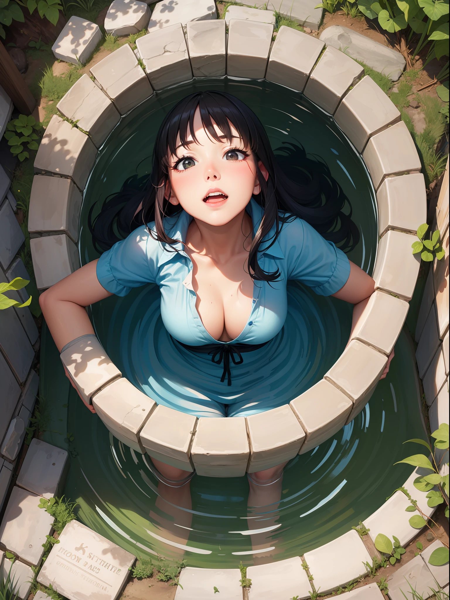 Woman Coming Out of the Well