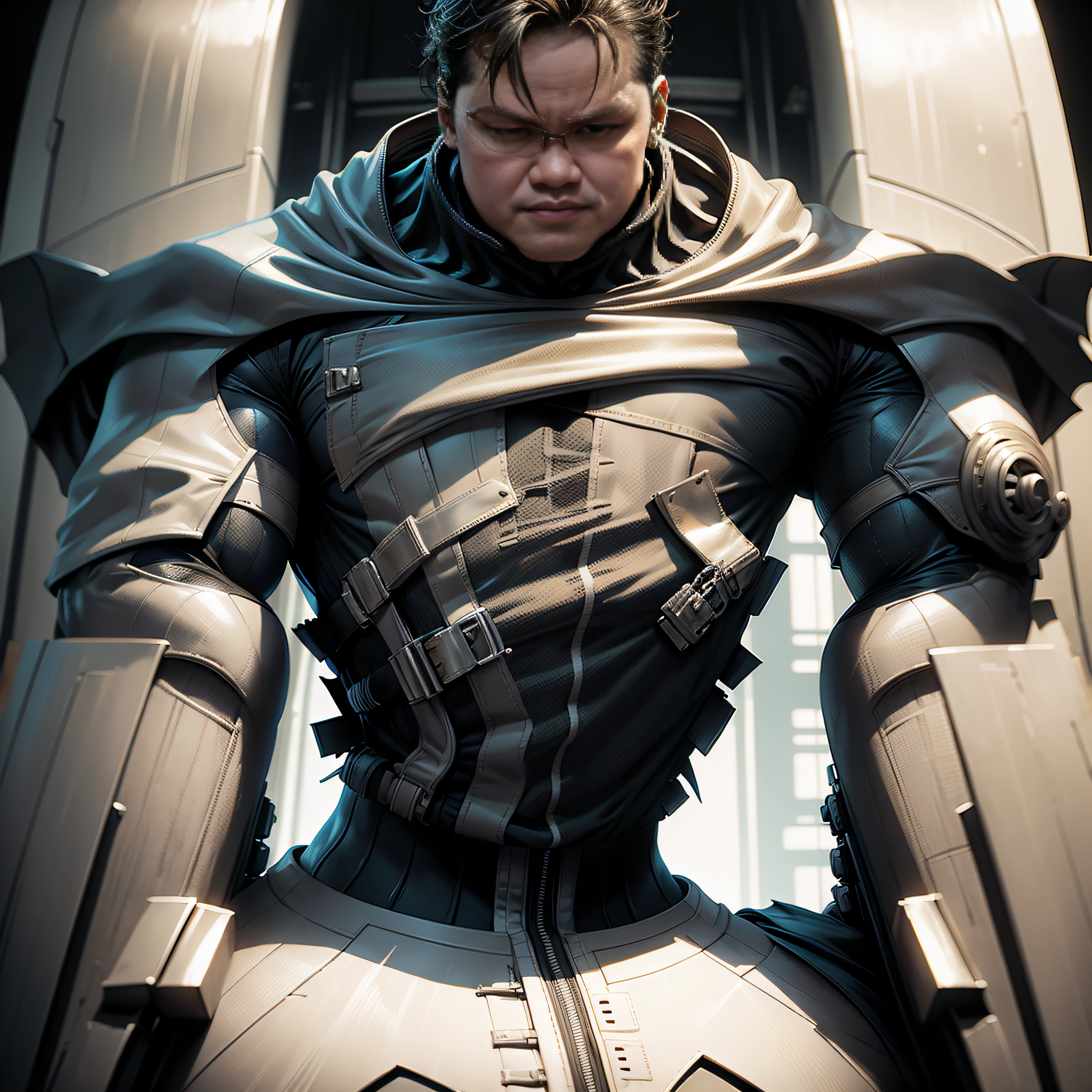 obesity bruce wayne in batman suit