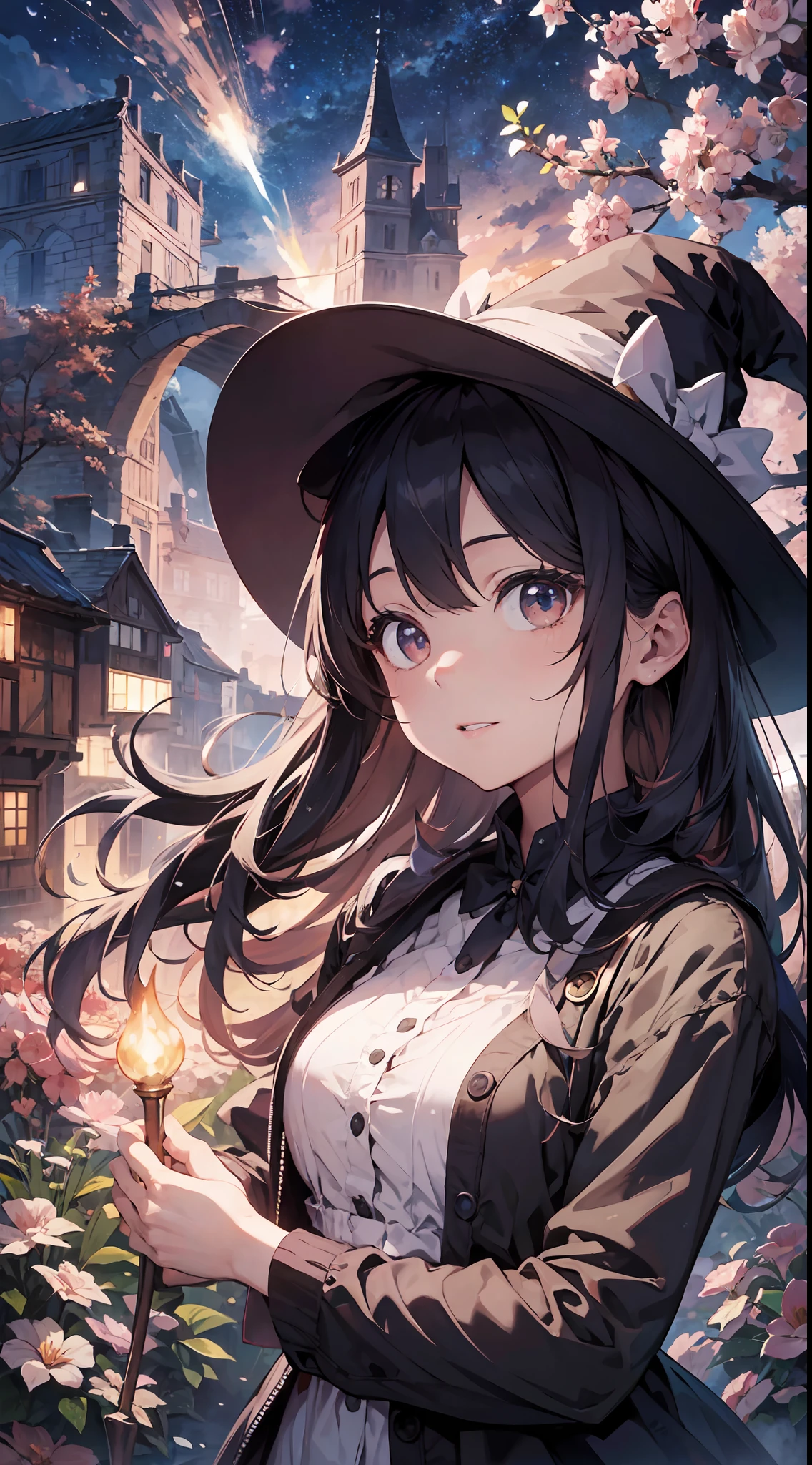 (Master masterpiece、最好质量、highestres、offcial art、Beautifully Aesthetic:1.2)、(Master masterpiece、最好质量、最好质量、offcial art、Beautifully Aesthetic:1.2)、(Master masterpiece、最好质量、最好质量、offcial art、Beautifully Aesthetic:1.2)、(1girl in:1.3)、Very Details、(Fractal Art:1.3)、colourfull、highestdetailed、「Enchanting witch from another world」This painting titled、It depicts a captivating beautiful witch manipulating magic in the castle gardens without limits。The castle spreads out、The garden there is、It creates an atmosphere as if a door to another world has appeared..。
Standing at the center is、Beautiful witch in a sophisticated dress。His face is meticulously drawn.、He has a profound expression on his face, as if he strongly wishes for something.。In her hand is a luxurious wand.、From that wand is emitting mighty magical powers。 The magic cast is、It was released as an explosive force from the tip of the wand.、The energy that reverberates through the garden as a beam of colorful light is very powerful.、A beam of light makes a large trajectory in the sky。
The charm of this painting is、The mighty and enchanting beauty of the witch、ve、It skillfully captures the mystique of the garden.。 、And the witch's facial expressions and movements are very realistic.、It has the power to draw the viewer into the place。
Moreover、the light and shadow production is also stunning。The beam of light emitted by the cane is、Illuminate the gardens and castle、pure、Creates a sense of distance from the visual light source to the witch.。Quality produces realistic images、It can convey visual beauty and story appeal at the same time。
This is、Not only visually appealing works、It is a work that further enriches the visual experience by drawing a story.。 」We are thinking about the theme to the fullest。The images are very realistic and、Very detailed and、Must be a high resolution 16k。Sony F and 24-105mm f / Use a Sony Alpha 4 mirrorless camera with 1G OSS lenses。ISO sensitivity to 32,000、Shutter Speed 1/Set to 125 second