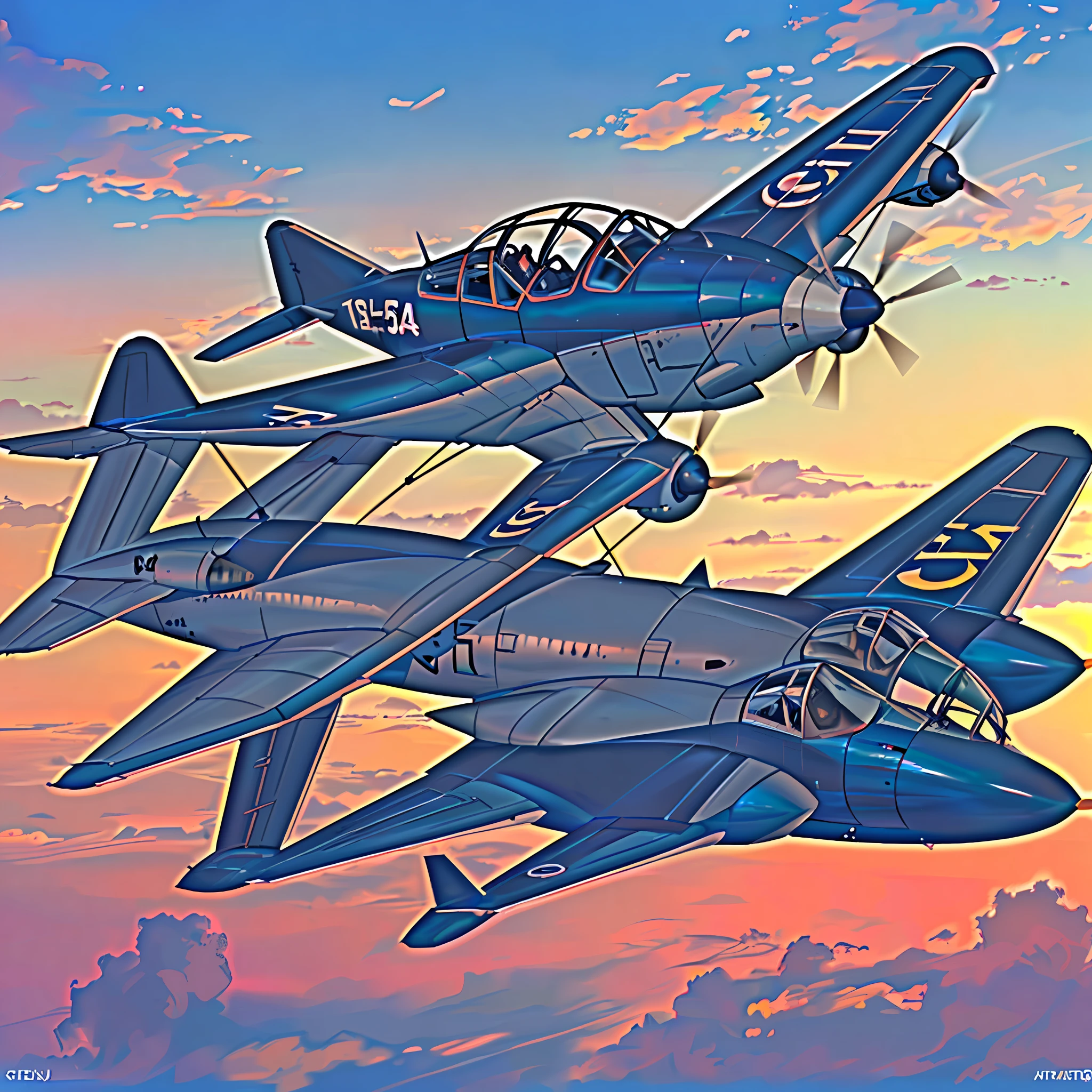 Up，Flying planes