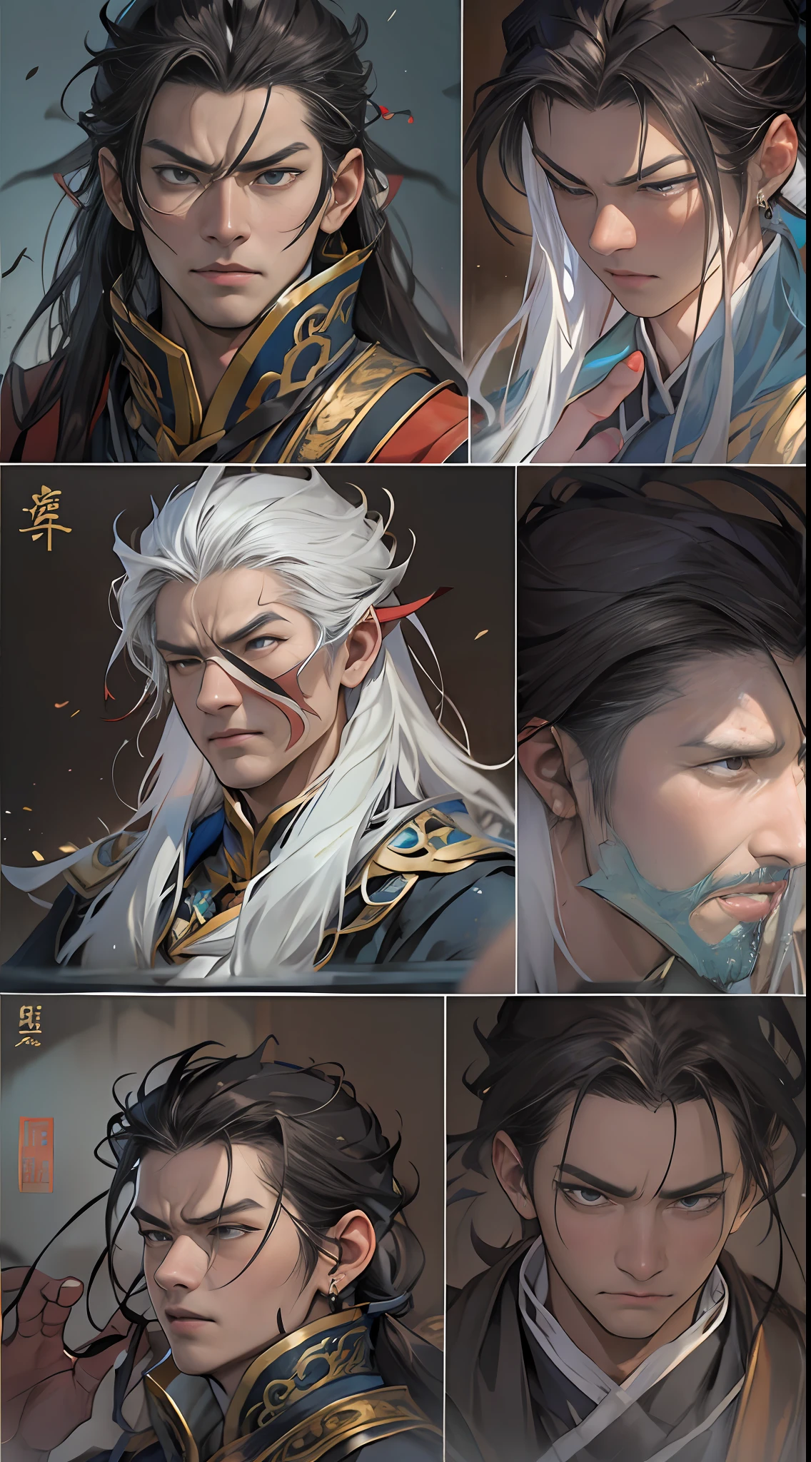 Yuan Jie and others are helpless against Li Gu's terrifying power, and in the end, the Ling Shan Group achieves victory, however, a representative of the Divine Beast Alliance steps forward, requesting mercy for Yuan Jie and others, and promising not to retaliate against the Ling Shan Group, a hint of pleading and concern in their expression, , 32k, best quality, masterpiece, super detail, high details,