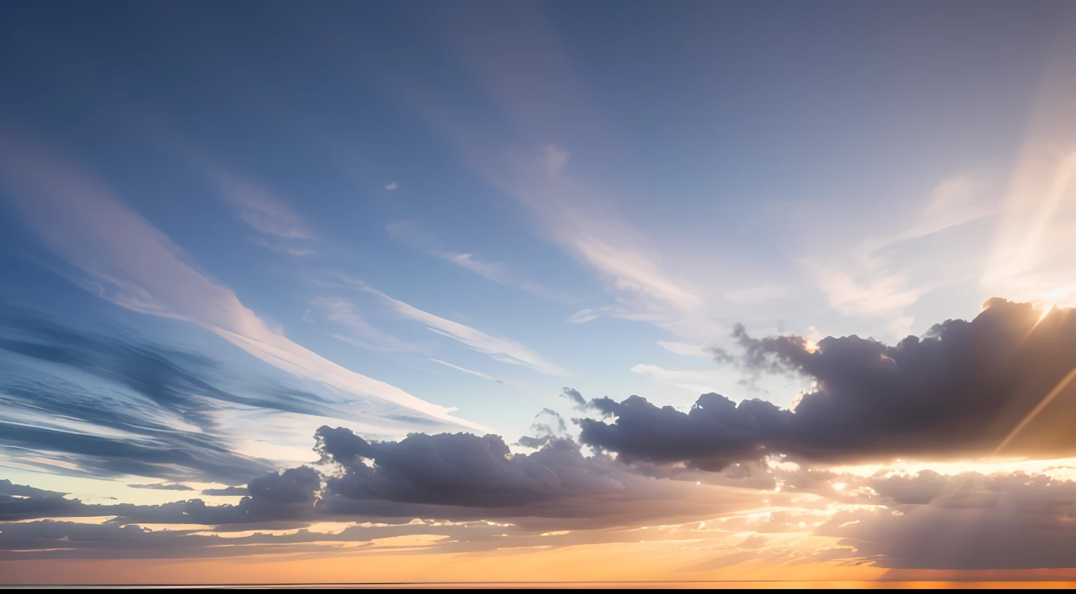 morning sky,The cloudy,Sunlight shines through the clouds,8K,RAW,k hd --auto