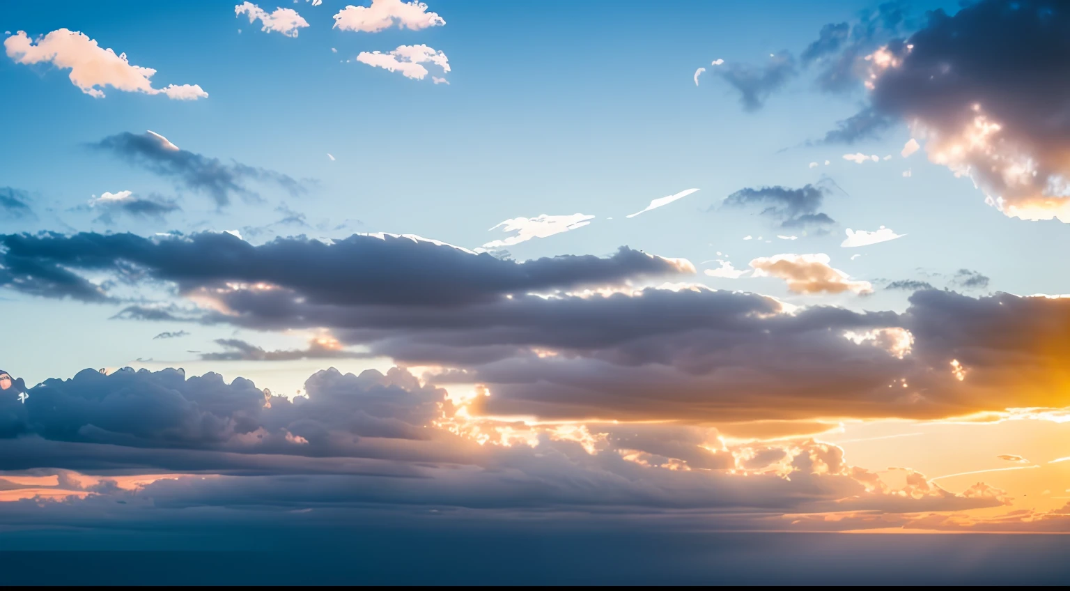 morning sky,The cloudy,Sunlight shines through the clouds,8K,RAW,k hd --auto