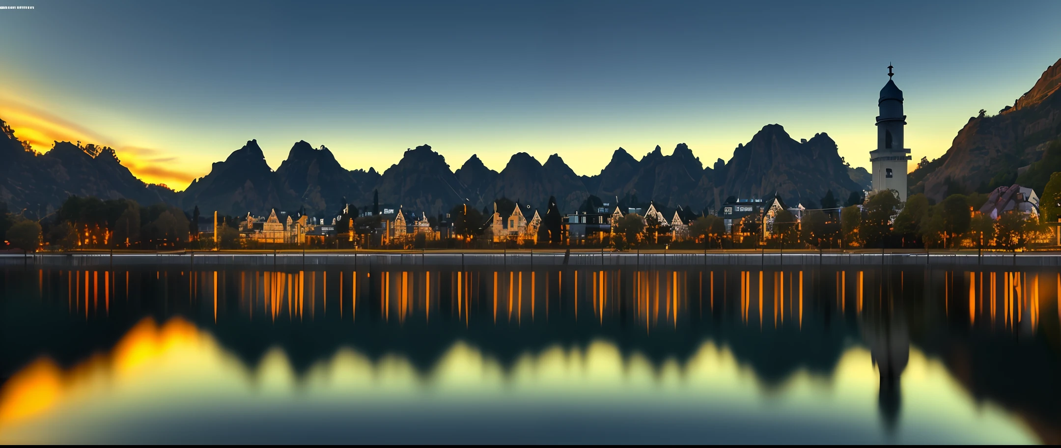 mirrors，Lake surface，quadratic element，Mare