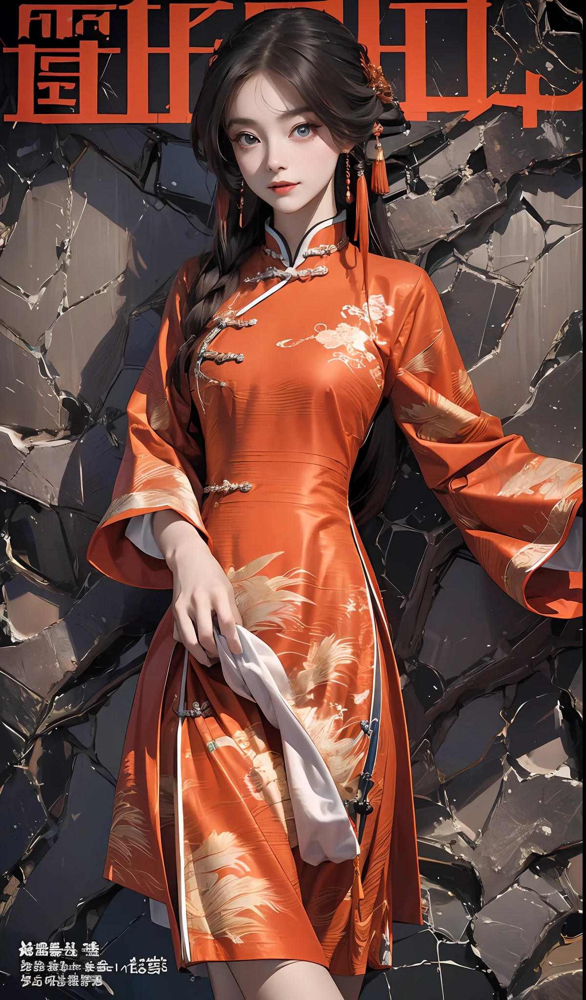 best quality, master, highres, wuxia 1girl, china dress, super Beautiful face, super beautiful eye, Super beautiful hair Super beautiful face,Super beautiful eyes,Super beautiful hair,MagazineCover,New Chinese