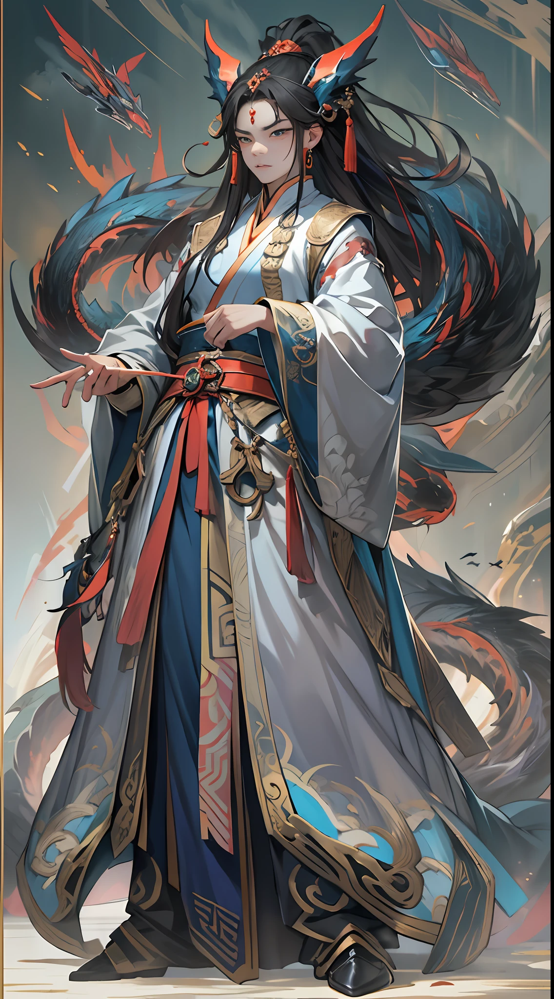 Qiong Xiong and others stand aside, looking serious, hoping that Li Gu will consider the suggestion of the Divine Beast Alliance. They appear somewhat helpless, as they are well aware that there is still a significant gap between themselves and the Eight Major Forces, , 32k, best quality, masterpiece, super detail, high details,