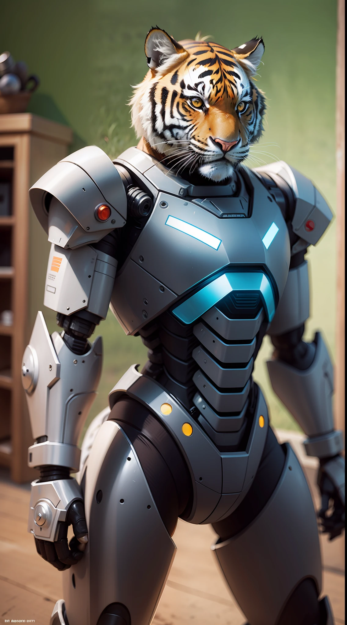 tiger becomes Robot