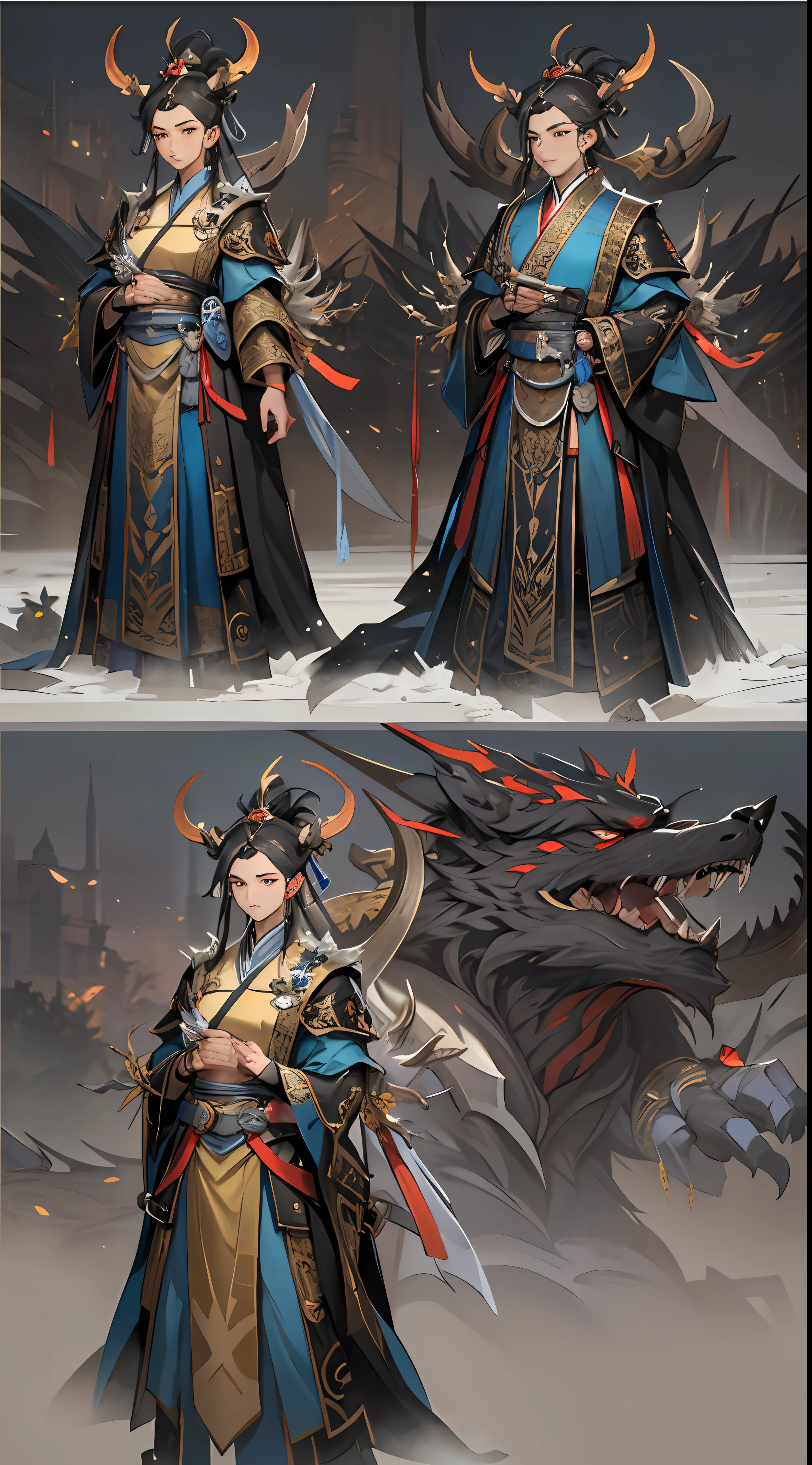 Qiong Xiong and others stand aside, looking serious, hoping that Li Gu will consider the suggestion of the Divine Beast Alliance. They appear somewhat helpless, as they are well aware that there is still a significant gap between themselves and the Eight Major Forces, , 32k, best quality, masterpiece, super detail, high details,