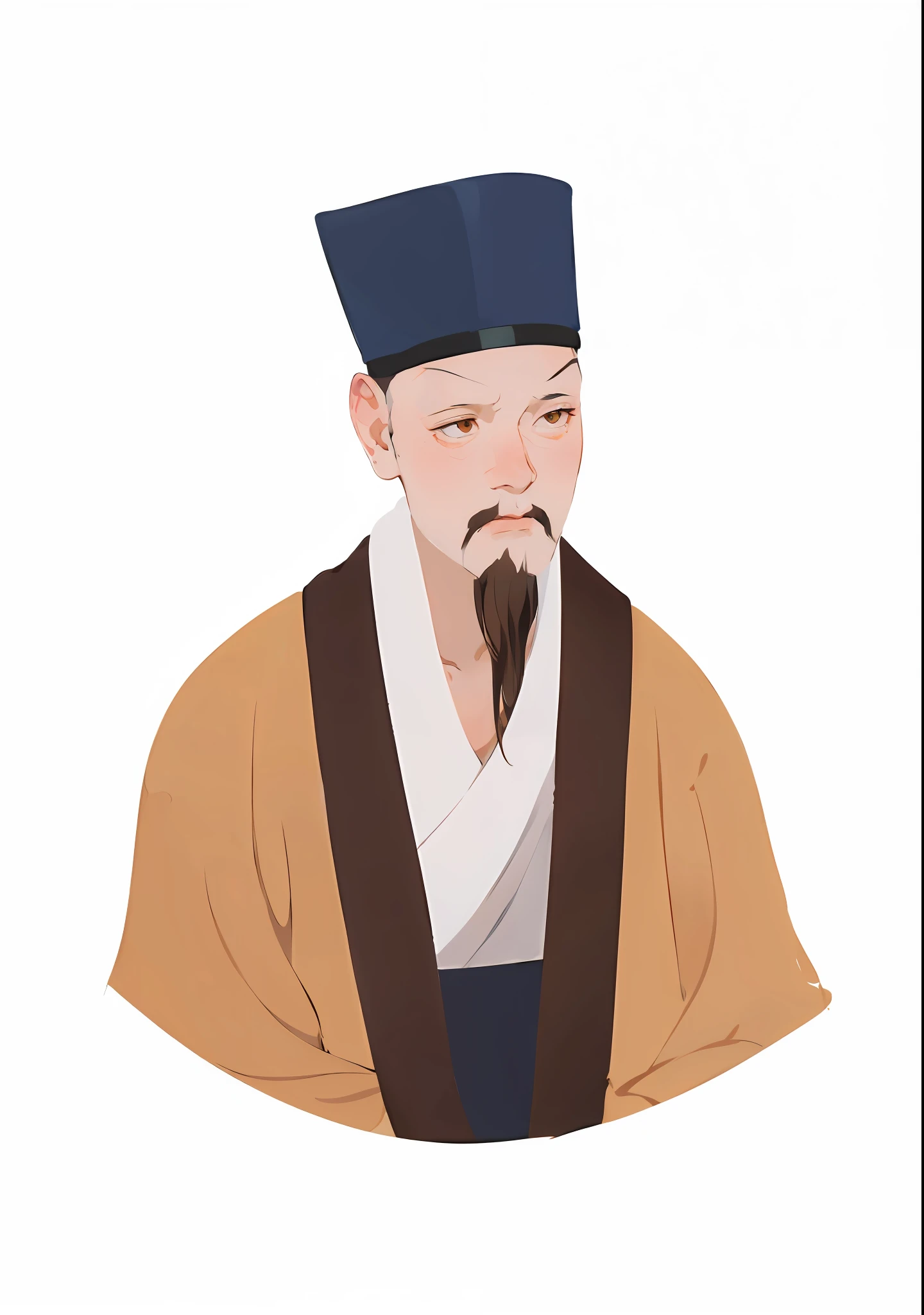 tmasterpiece，Need，exteriors，the night，moon full，lakeside，tree branch，1male people，Mature man，China-style，Chinese Ancient Times，brunette color hair，blackigeyes，Long split ends，with long bangs，handsome，Handsome，virile，gentleness，large tall，chill out，Black and gold mixed dragon pattern prince，Exquisite facial display  ,Su shi