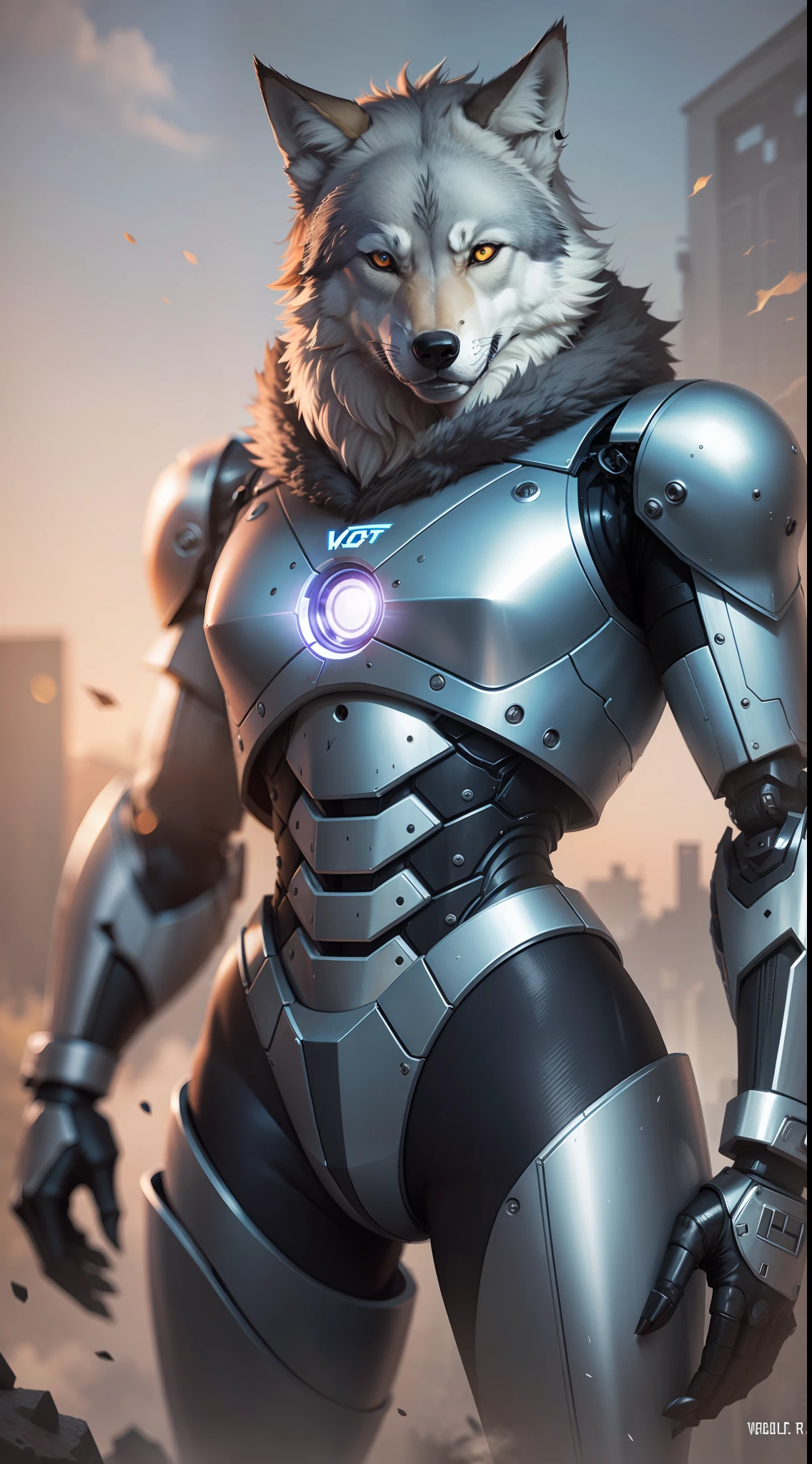 wolf becomes robot