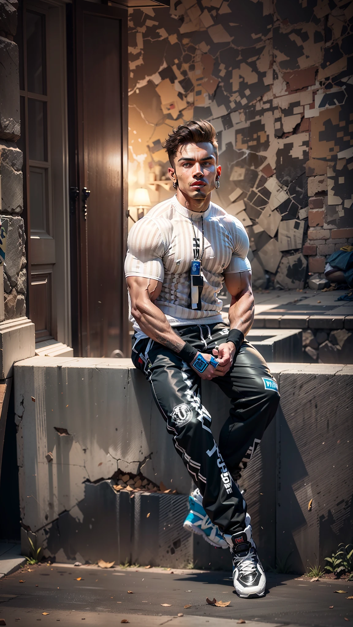 Handsome boy, bodybuilder, 8k ultra realistic hdr , ultra real
