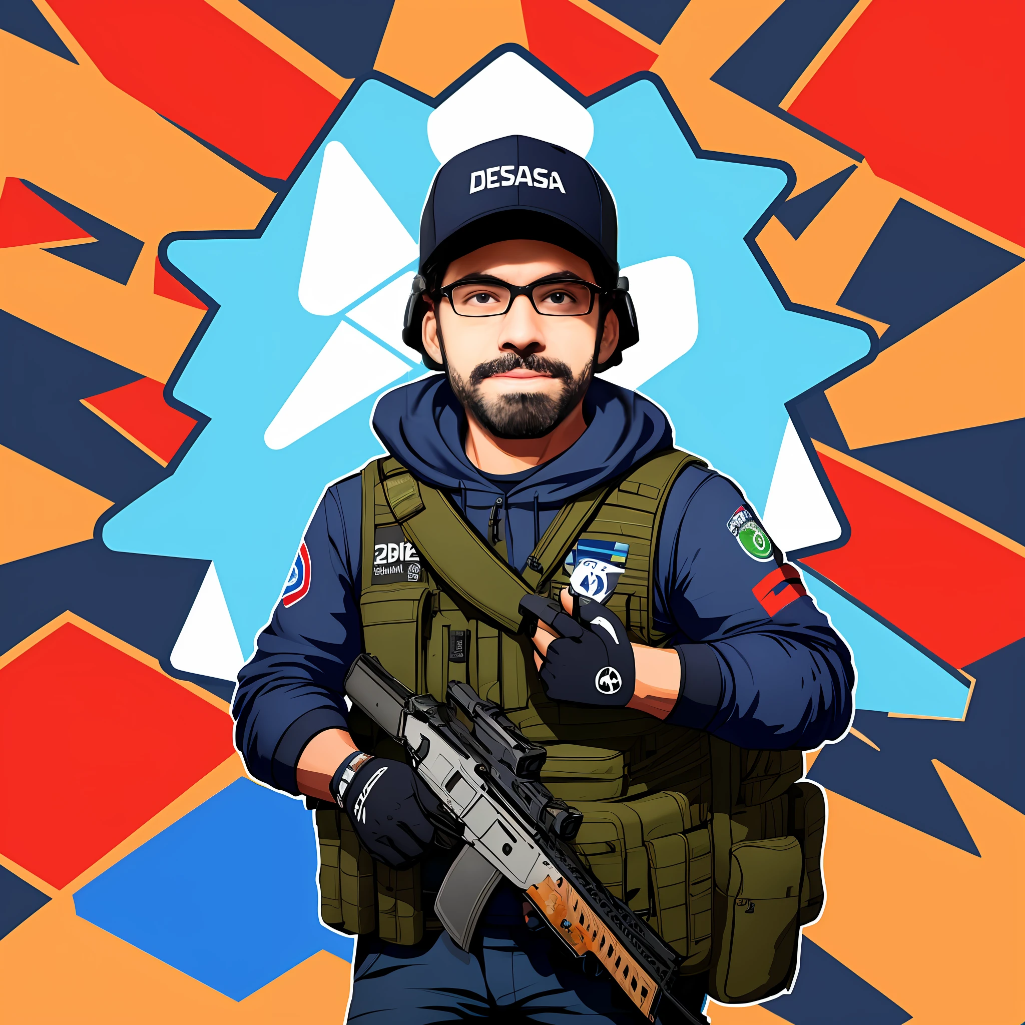 Repintura parcial com fundo da foto