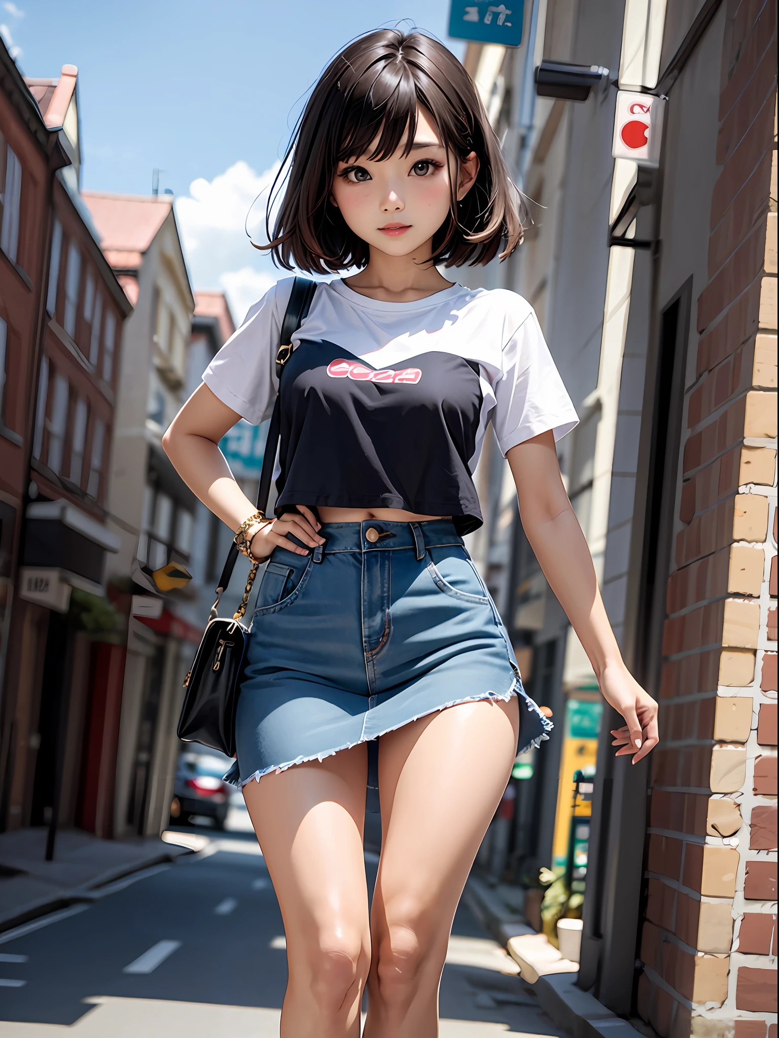 Ultra mini skirt、pantiy
