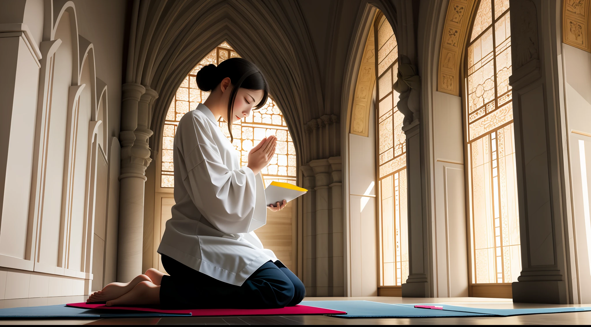 woman praying