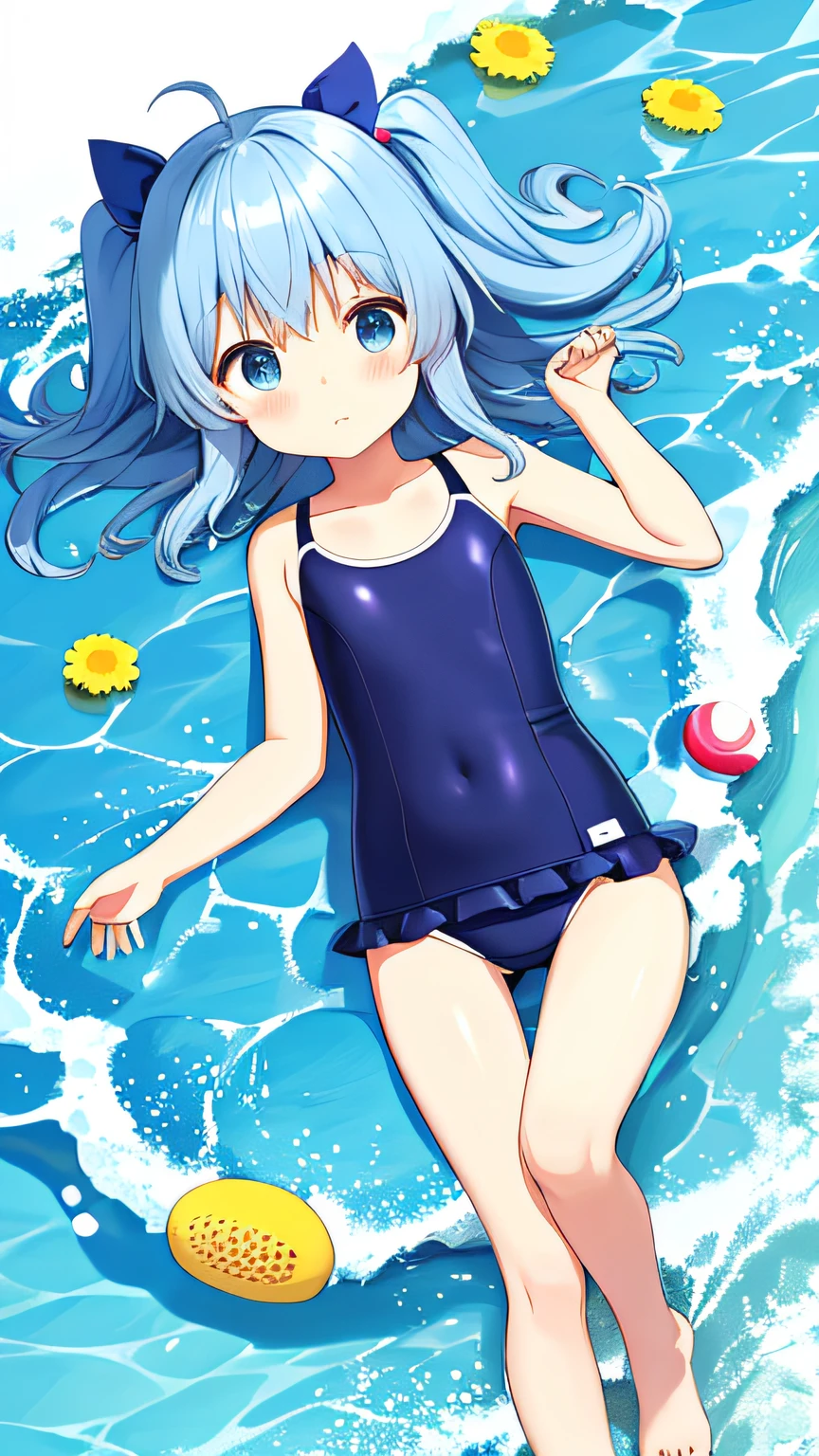 Little swimsuit shy and cute