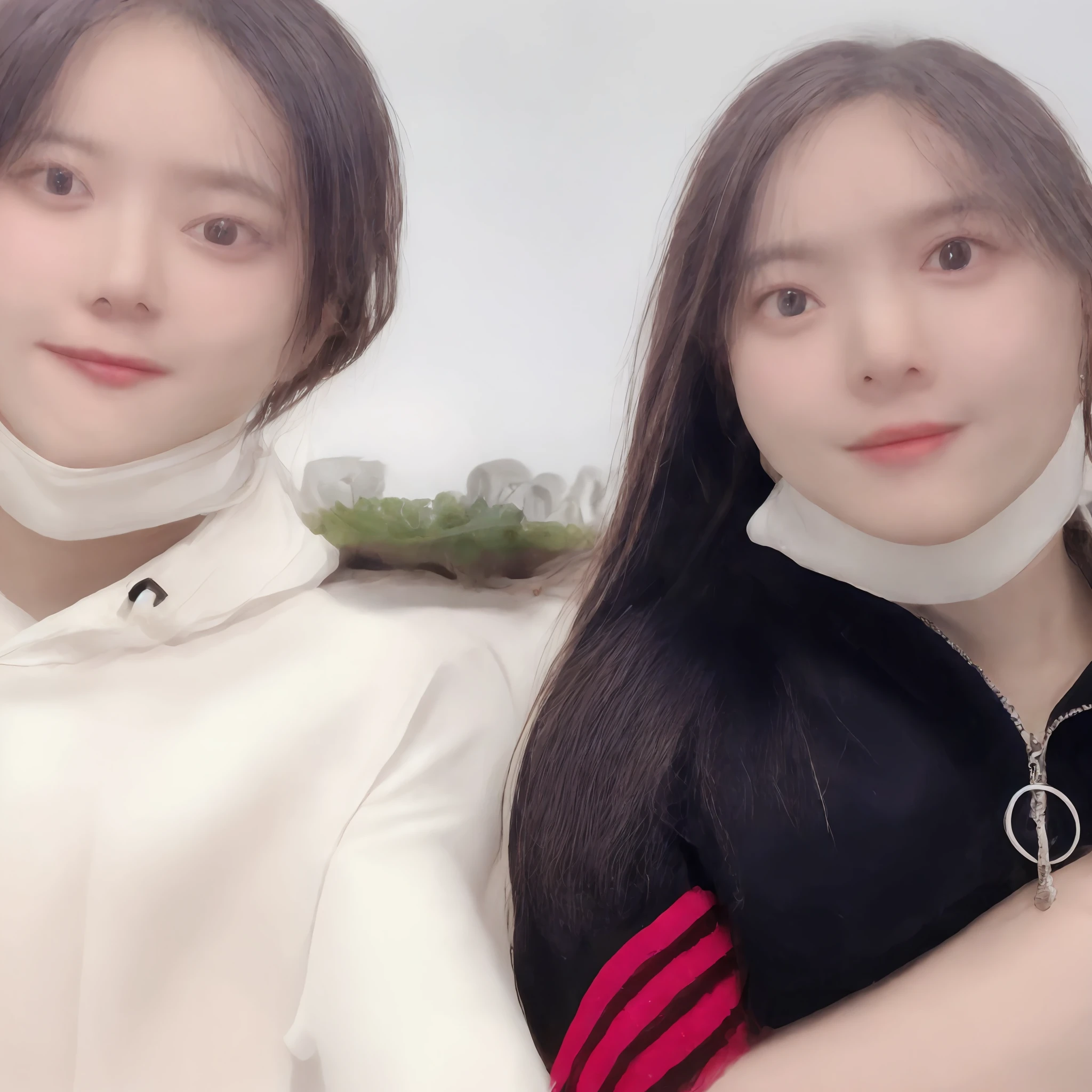 couple，Optimize your face，Boys have medium long hair